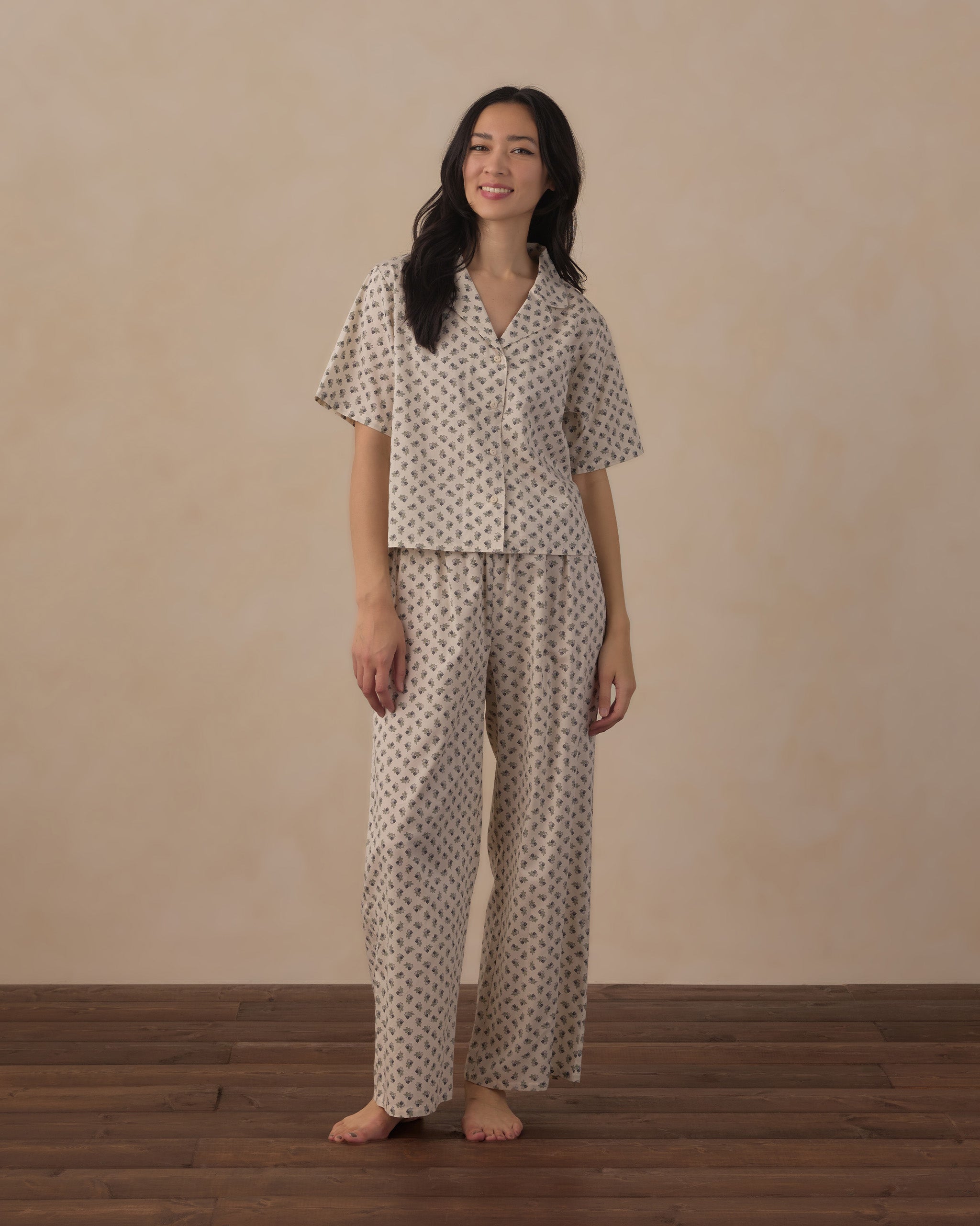 Women's Woven Pajama Set Vintage Fleur - Rylee + Cru | Kids Clothes | Trendy Baby Clothes | Modern Infant Outfits |
