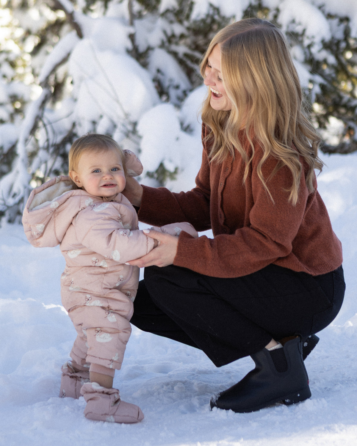 Women's Scallop Cardigan Brick - Rylee + Cru | Kids Clothes | Trendy Baby Clothes | Modern Infant Outfits |