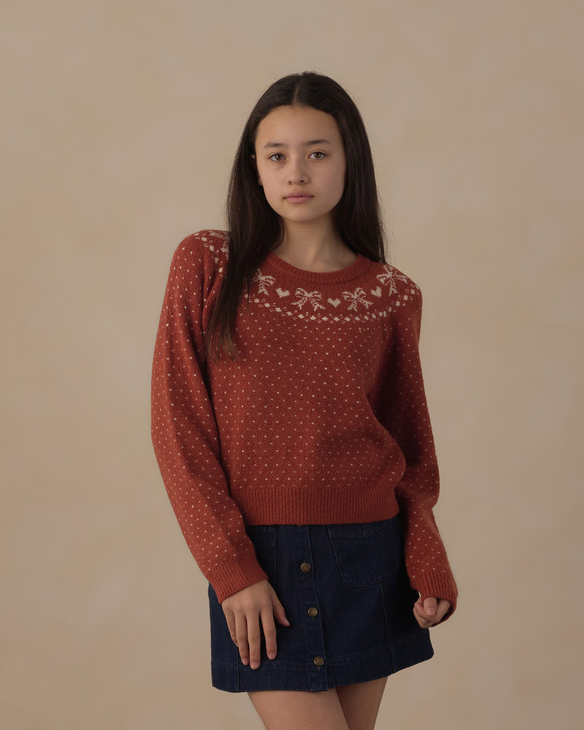Teen Fair Isle Sweater Ruby - Rylee + Cru | Kids Clothes | Trendy Baby Clothes | Modern Infant Outfits |