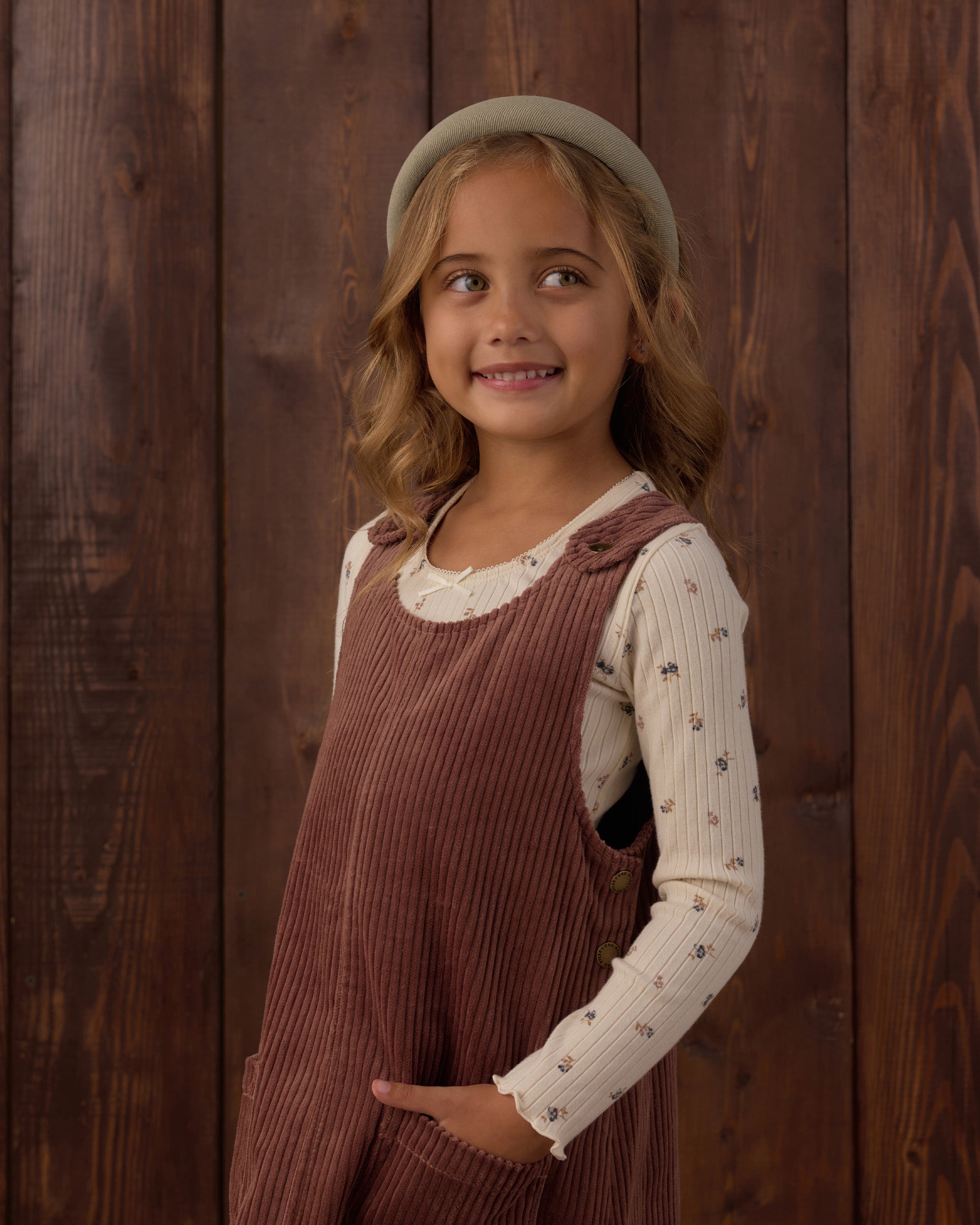 Padded Headband Dark Sage - Rylee + Cru | Kids Clothes | Trendy Baby Clothes | Modern Infant Outfits |
