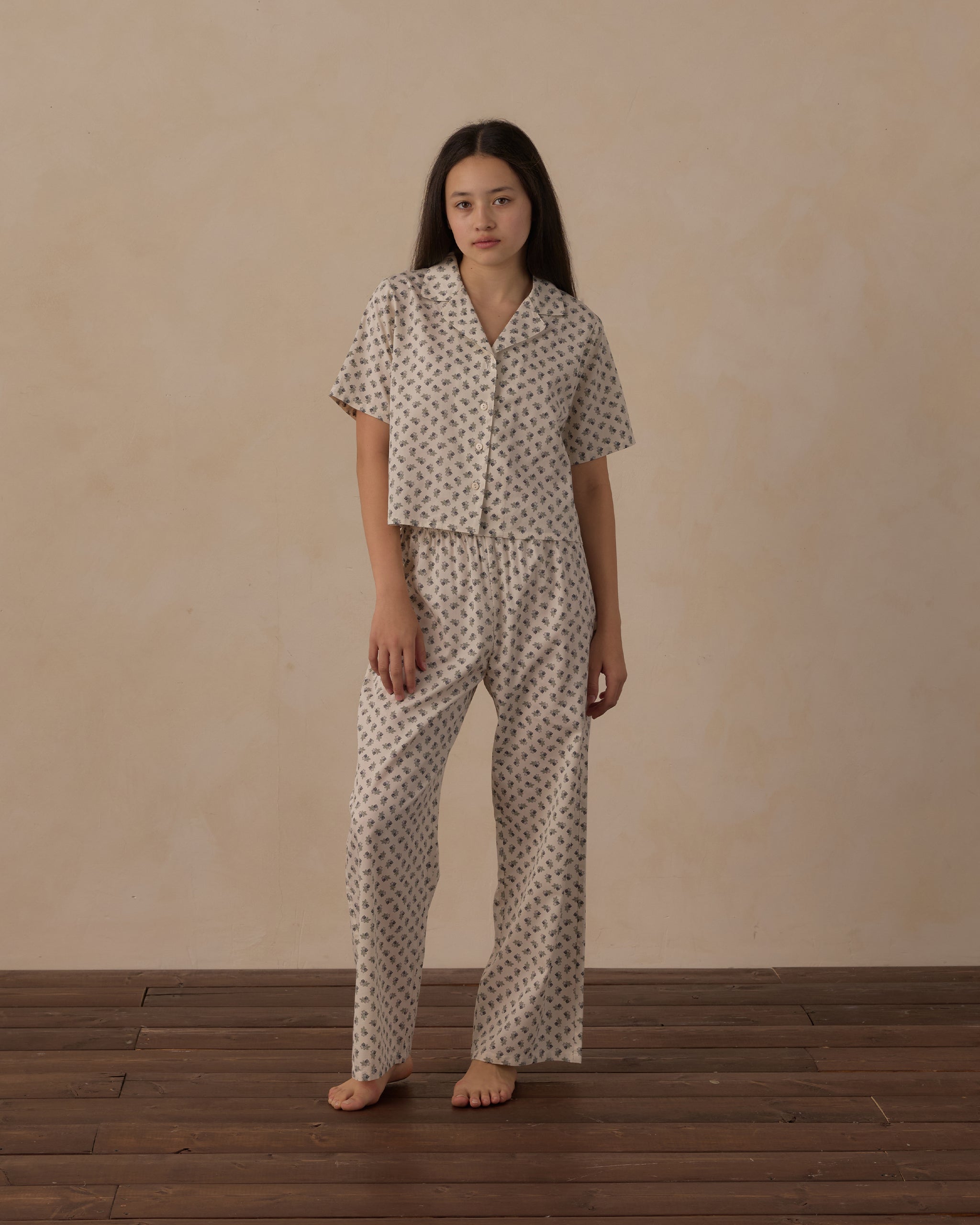 Teen Woven Pajama Set Vintage Fleur - Rylee + Cru | Kids Clothes | Trendy Baby Clothes | Modern Infant Outfits |