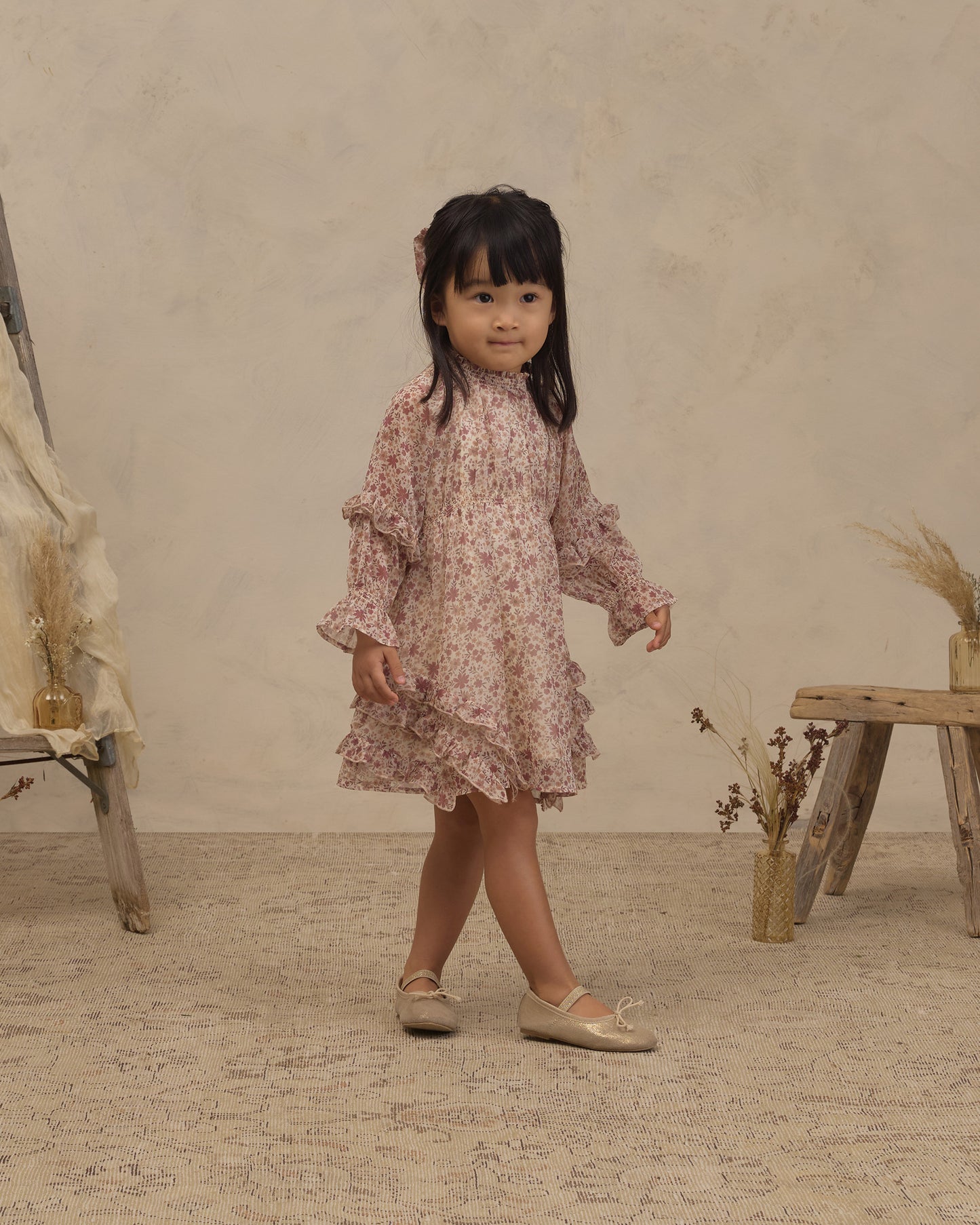 Mirabelle Dress Harvest Bloom - Rylee + Cru | Kids Clothes | Trendy Baby Clothes | Modern Infant Outfits |
