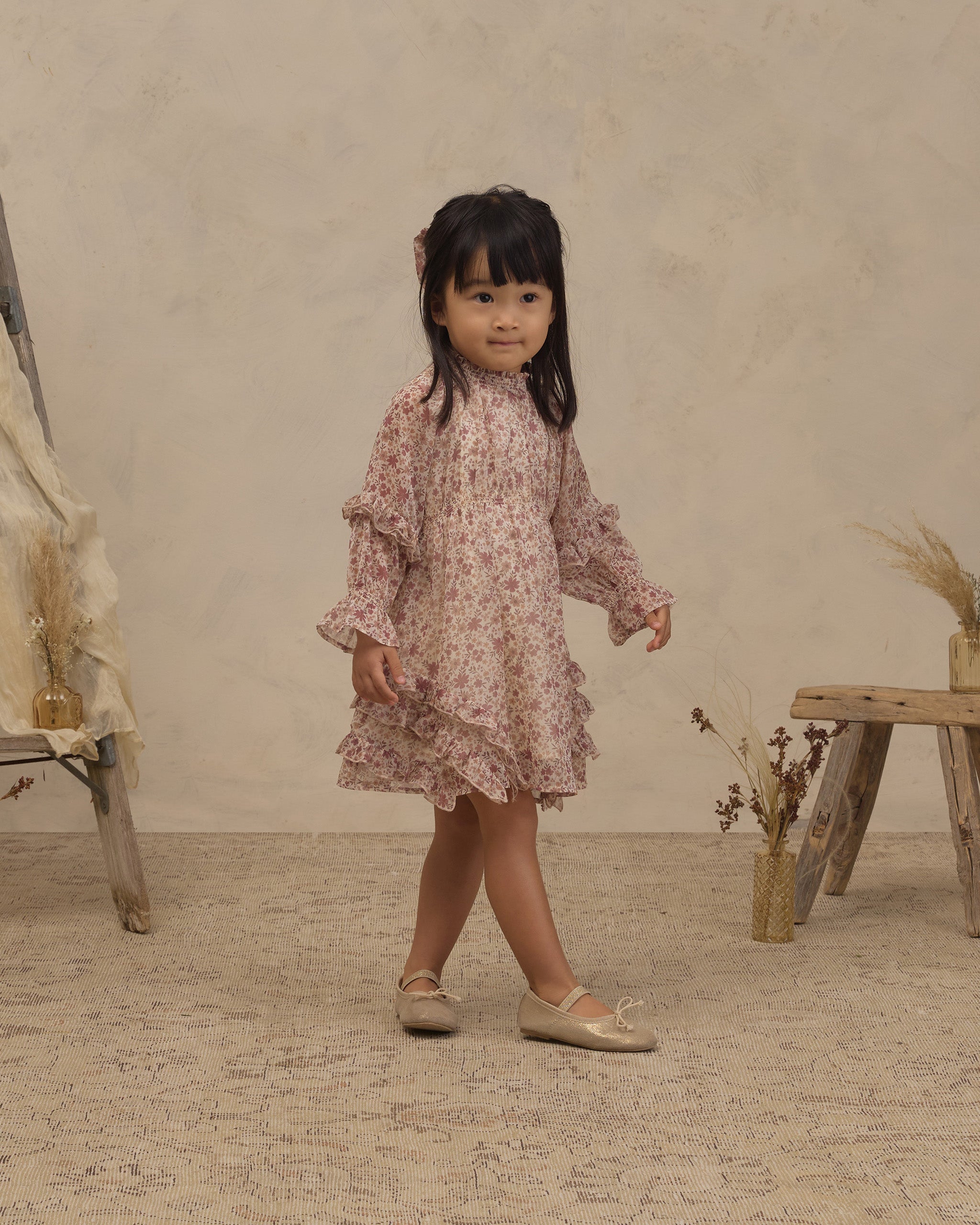 Mirabelle Dress Harvest Bloom - Rylee + Cru | Kids Clothes | Trendy Baby Clothes | Modern Infant Outfits |