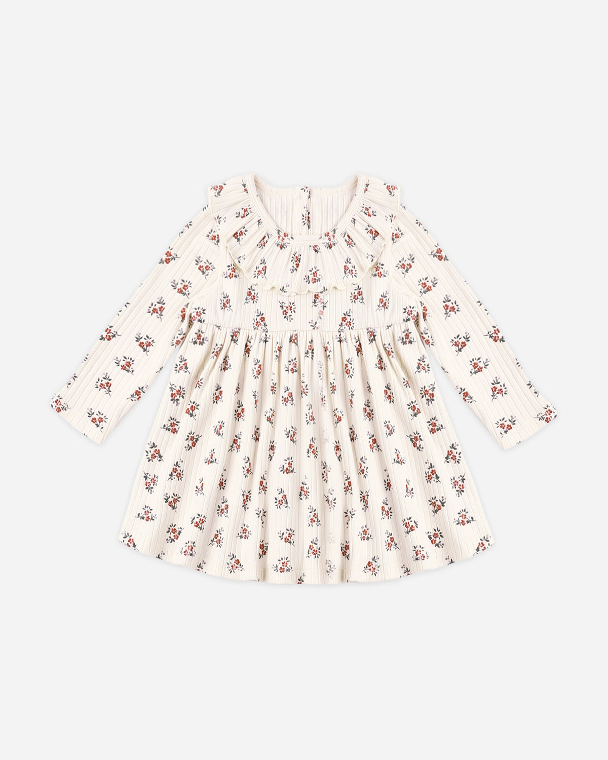 Ruffle Collar Dress Ruby Bloom - Rylee + Cru | Kids Clothes | Trendy Baby Clothes | Modern Infant Outfits |