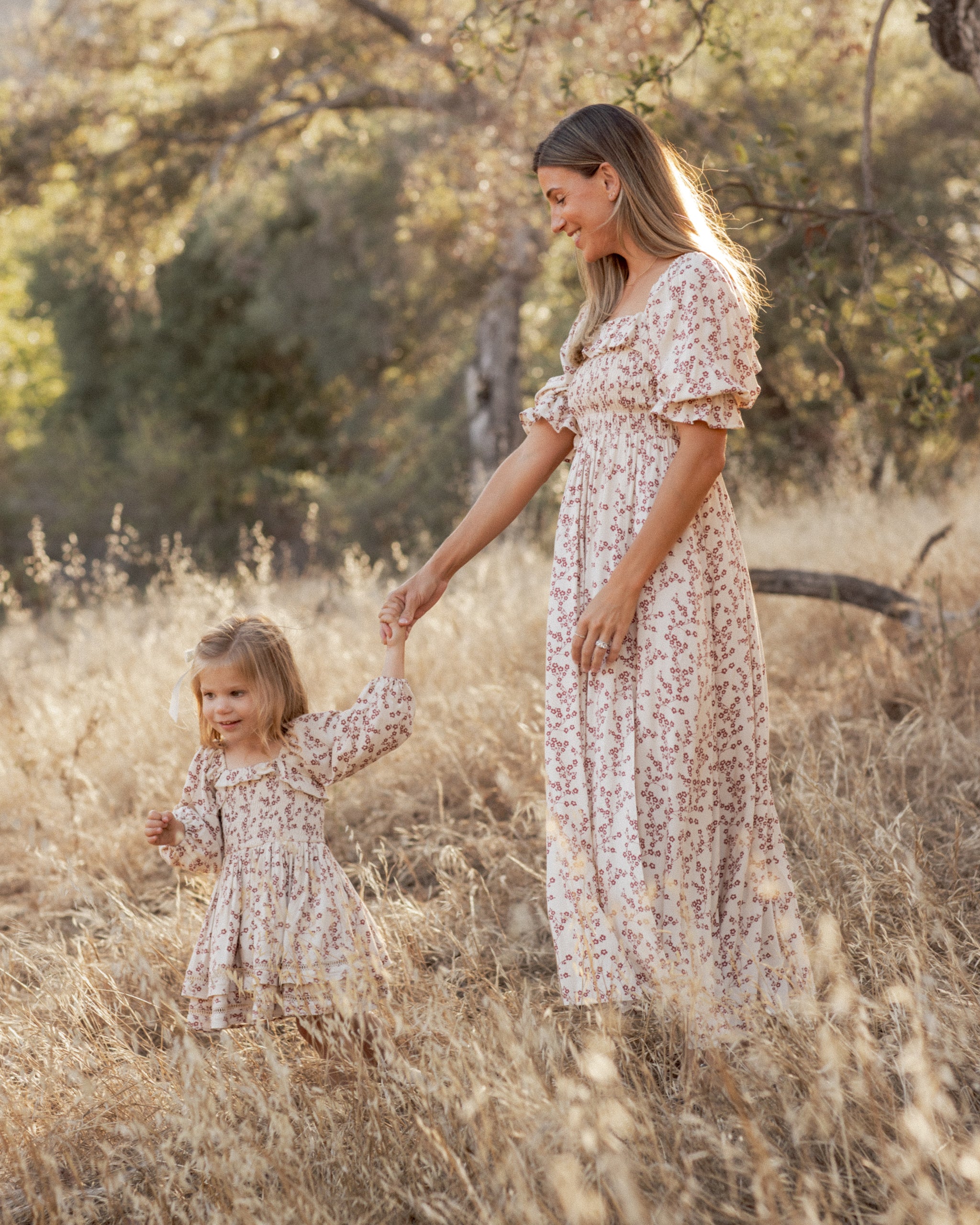 Elodie Dress Floral Toile - Rylee + Cru | Kids Clothes | Trendy Baby Clothes | Modern Infant Outfits |