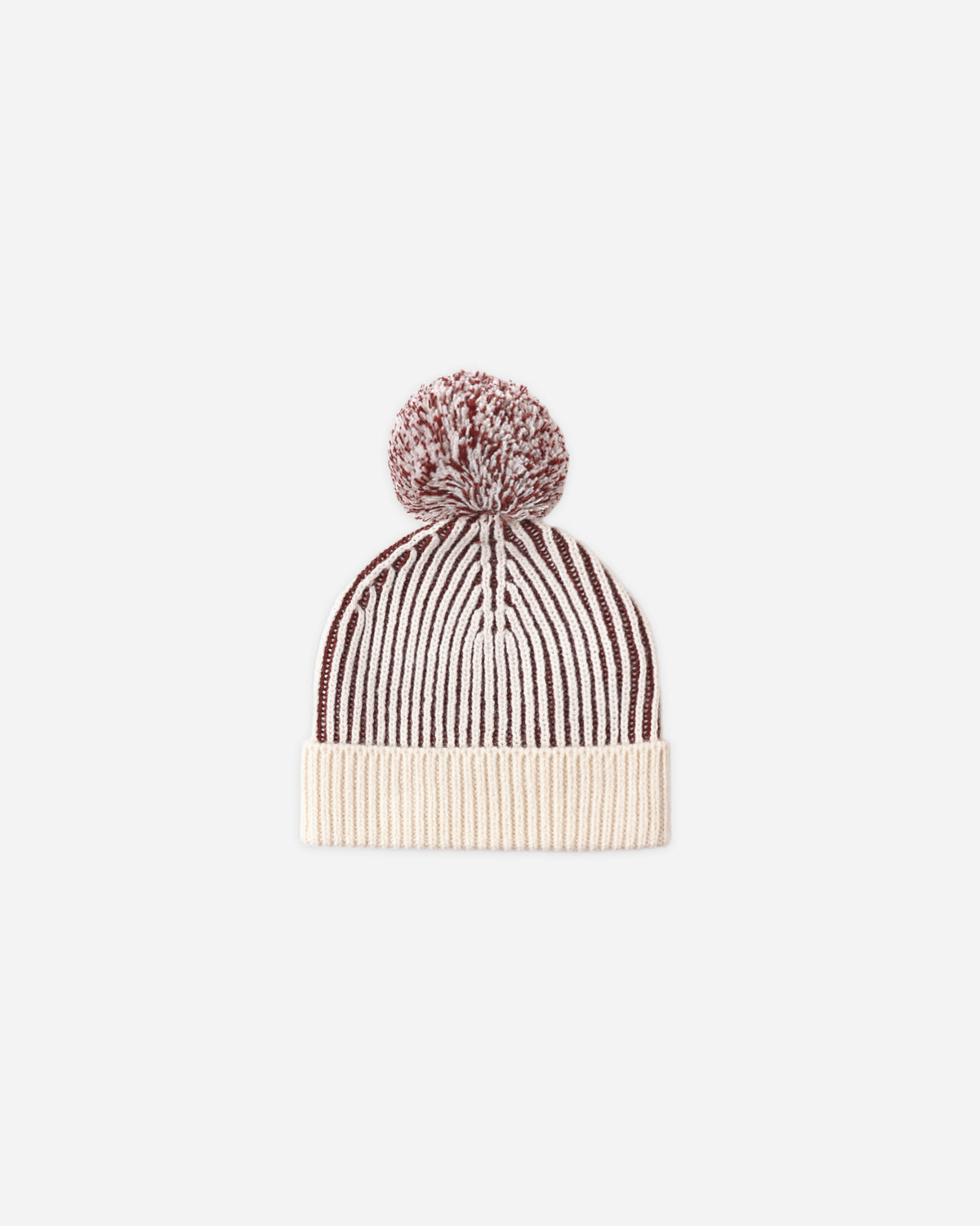 Beanie Black Cherry Stripe - Rylee + Cru | Kids Clothes | Trendy Baby Clothes | Modern Infant Outfits |