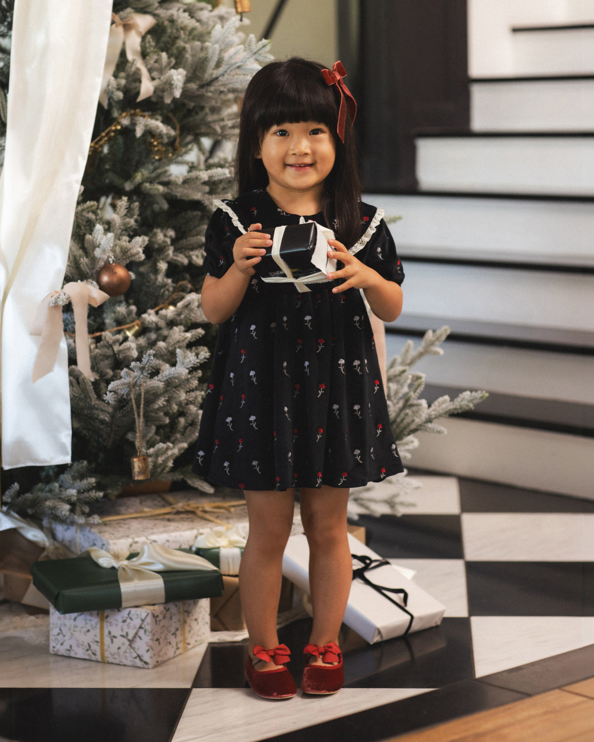 Robe Janette Winter Ditsy