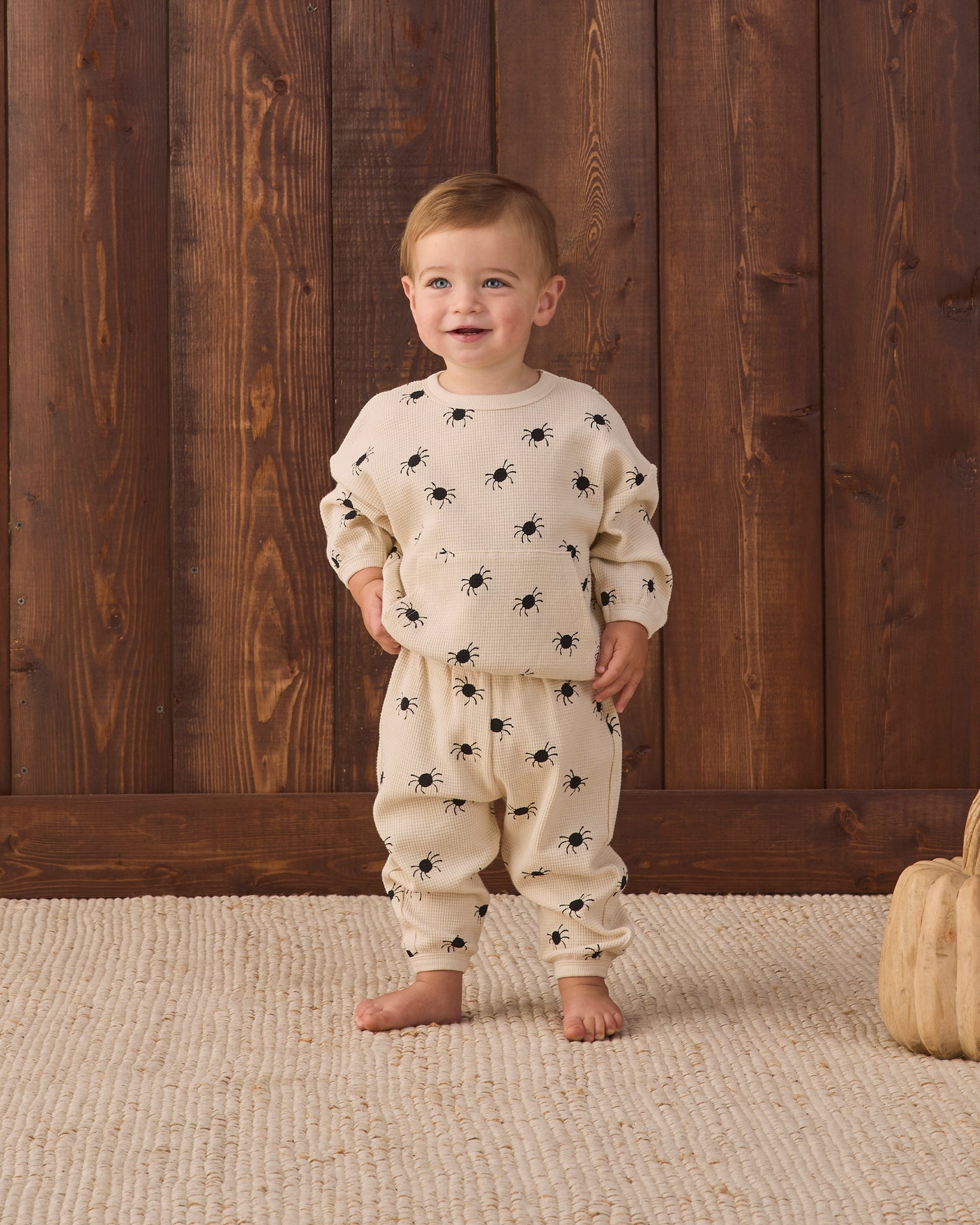 Waffle Slouch Set Bitsy Spider - Rylee + Cru | Kids Clothes | Trendy Baby Clothes | Modern Infant Outfits |