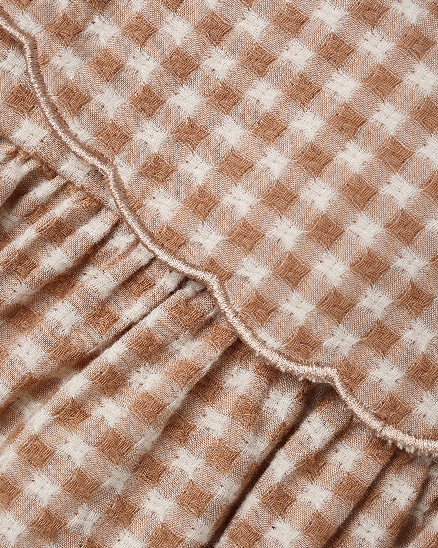 Collette Mini Dress Fawn Gingham - Rylee + Cru | Kids Clothes | Trendy Baby Clothes | Modern Infant Outfits |
