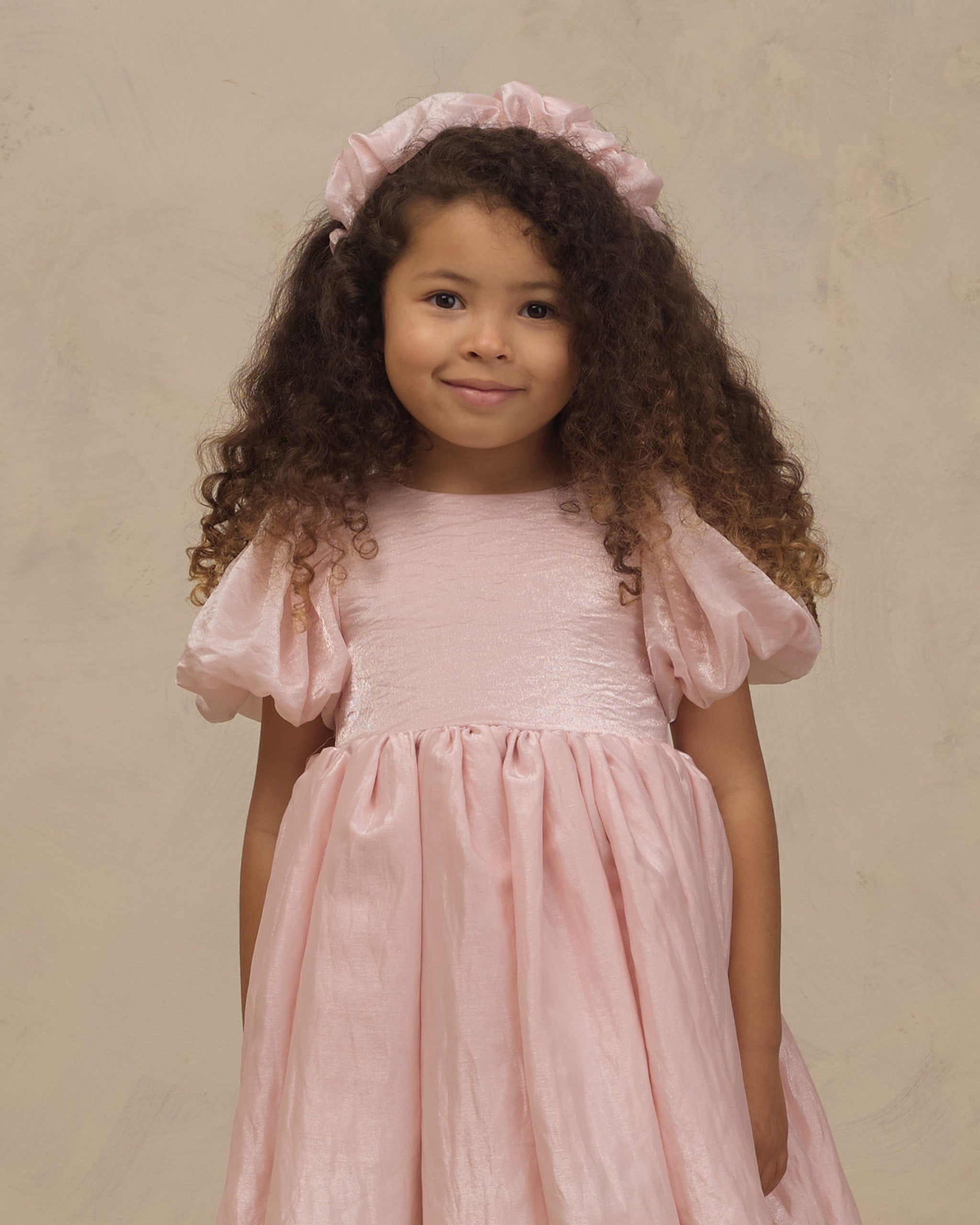 Sofia Dress Rose Shimmer - Rylee + Cru | Kids Clothes | Trendy Baby Clothes | Modern Infant Outfits |