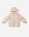 Puffer Jacket Swans - Rylee + Cru | Kids Clothes | Trendy Baby Clothes | Modern Infant Outfits |