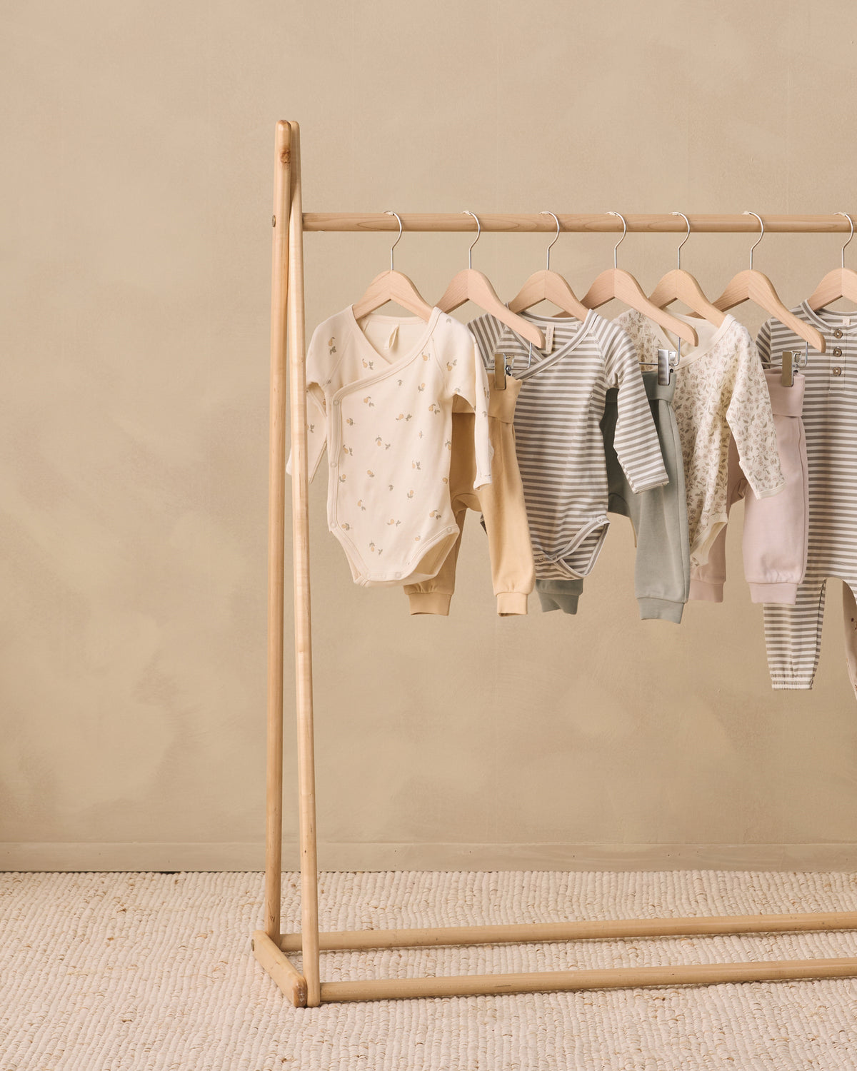 Side Snap Bodysuit + Pant Set Laurel Stripe - Rylee + Cru | Kids Clothes | Trendy Baby Clothes | Modern Infant Outfits |