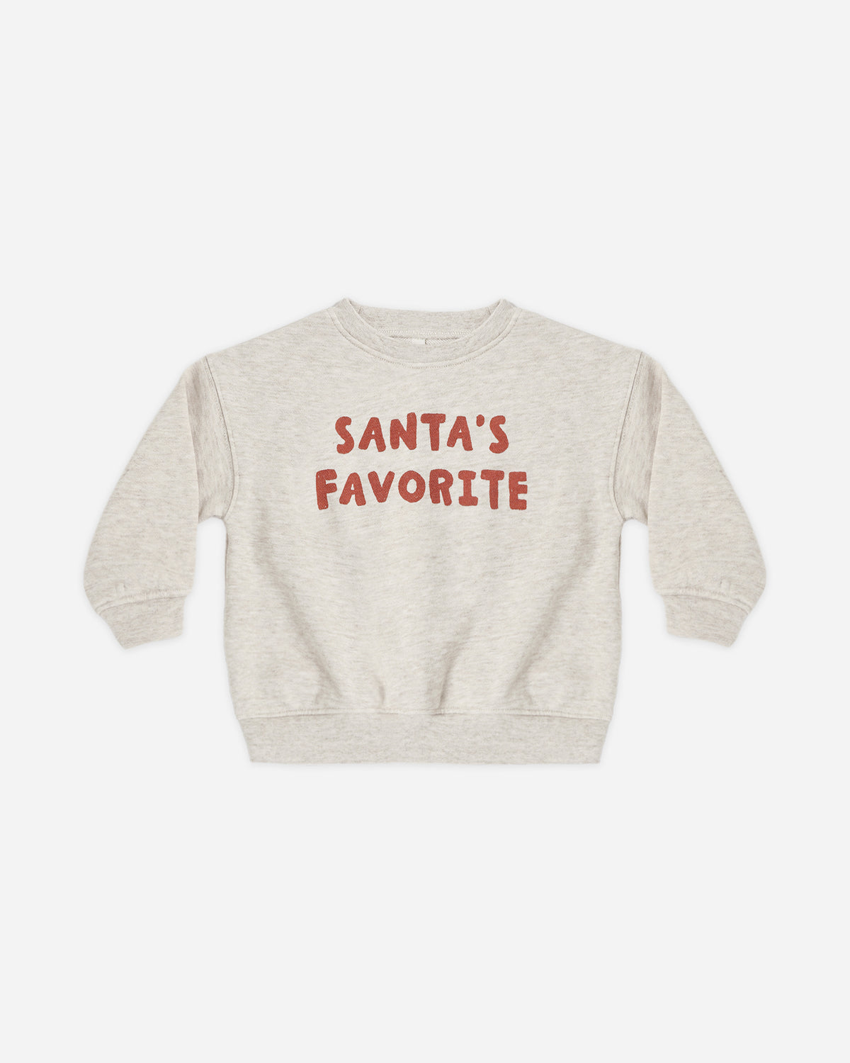 Relaxed Sweatshirt Santa's Favorite - Rylee + Cru | Kids Clothes | Trendy Baby Clothes | Modern Infant Outfits |
