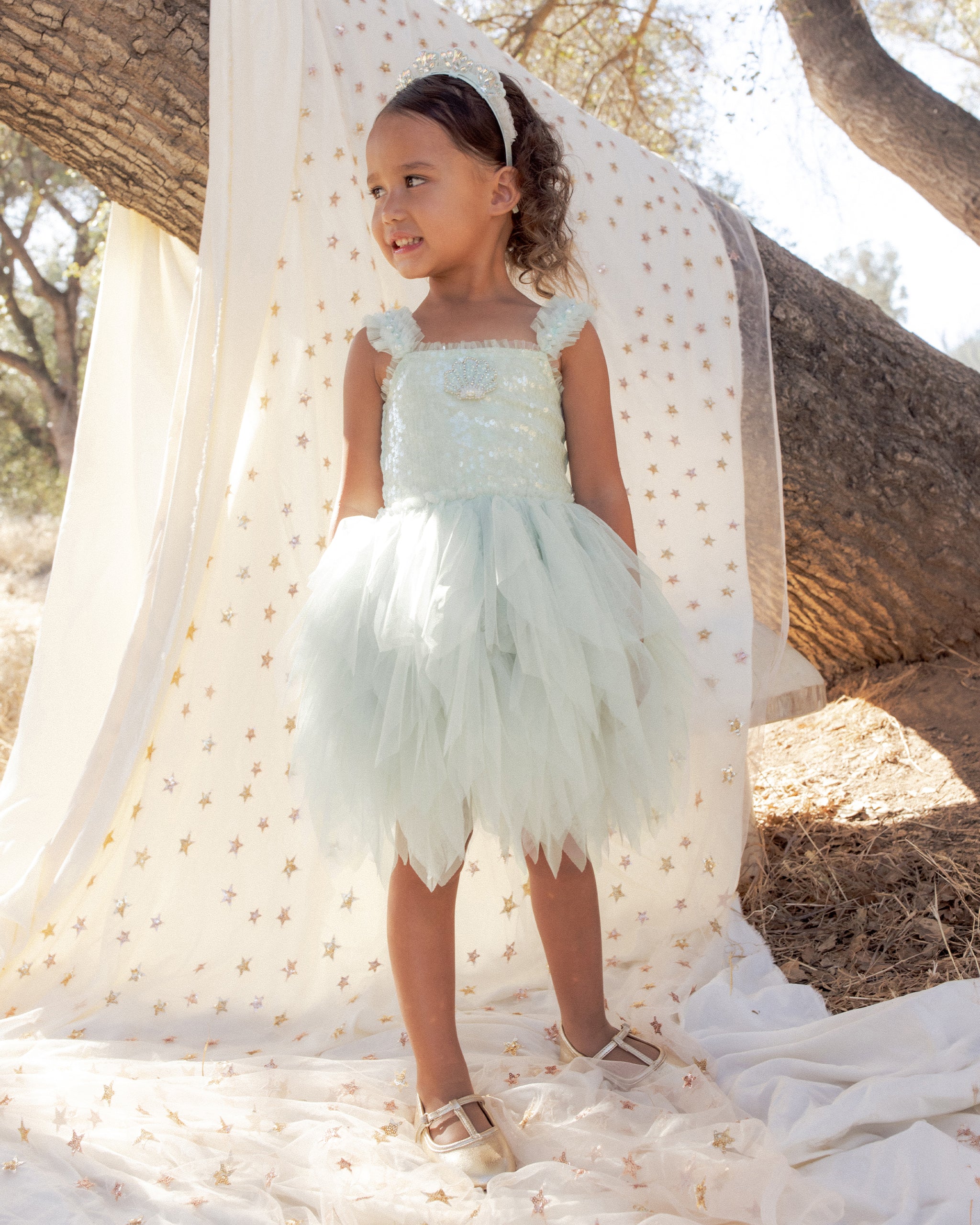 Mermaid Crown + Wand Mist - Rylee + Cru | Kids Clothes | Trendy Baby Clothes | Modern Infant Outfits |