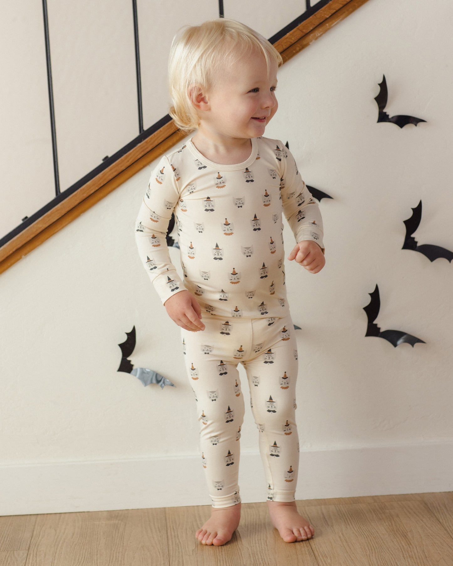 Bamboo Pajama Set Costume Kittens - Rylee + Cru | Kids Clothes | Trendy Baby Clothes | Modern Infant Outfits |