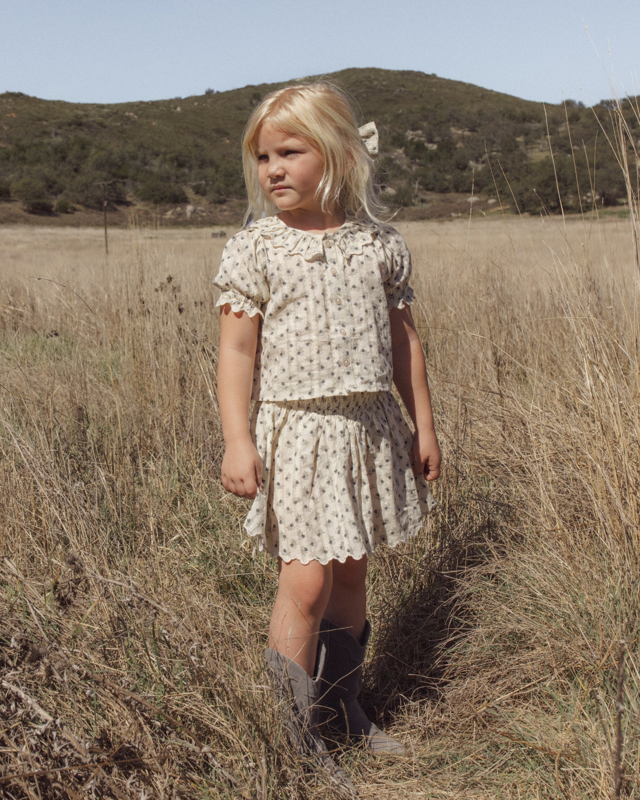 Liv Blouse Vintage Fleur - Rylee + Cru | Kids Clothes | Trendy Baby Clothes | Modern Infant Outfits |