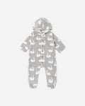 Fleece Jumpsuit Swans - Rylee + Cru | Kids Clothes | Trendy Baby Clothes | Modern Infant Outfits |
