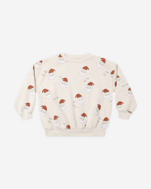 Relaxed Sweatshirt Santa - Rylee + Cru | Kids Clothes | Trendy Baby Clothes | Modern Infant Outfits |