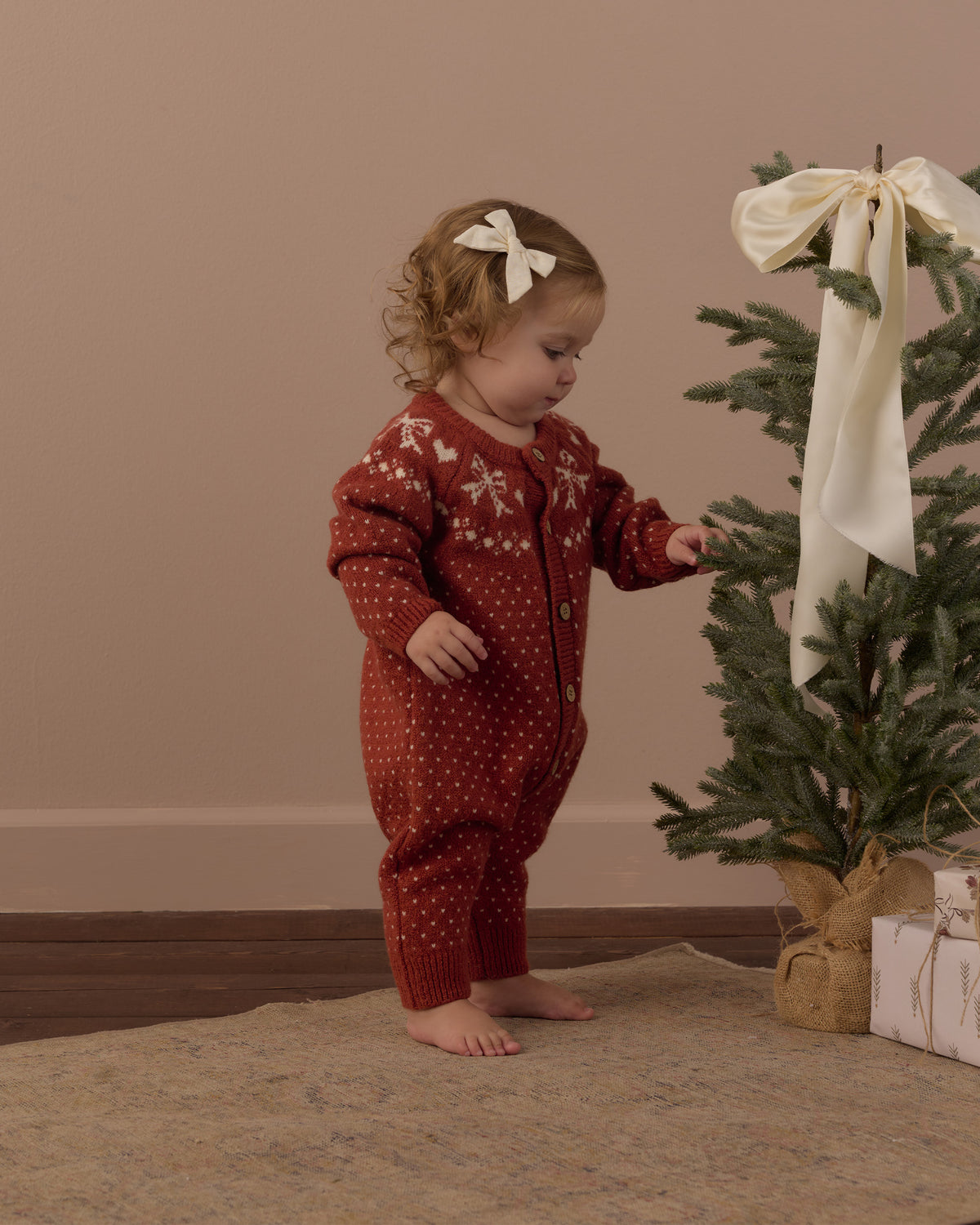 Fair Isle Romper Ruby - Rylee + Cru | Kids Clothes | Trendy Baby Clothes | Modern Infant Outfits |