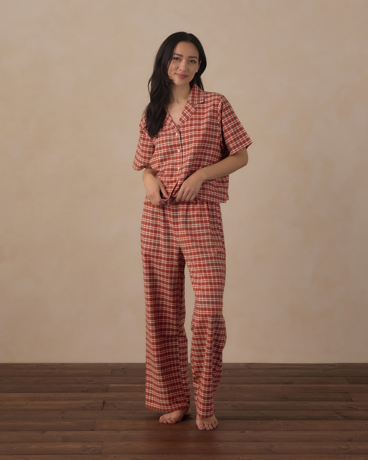 Women's Woven Pajama Set Ruby Plaid - Rylee + Cru | Kids Clothes | Trendy Baby Clothes | Modern Infant Outfits |