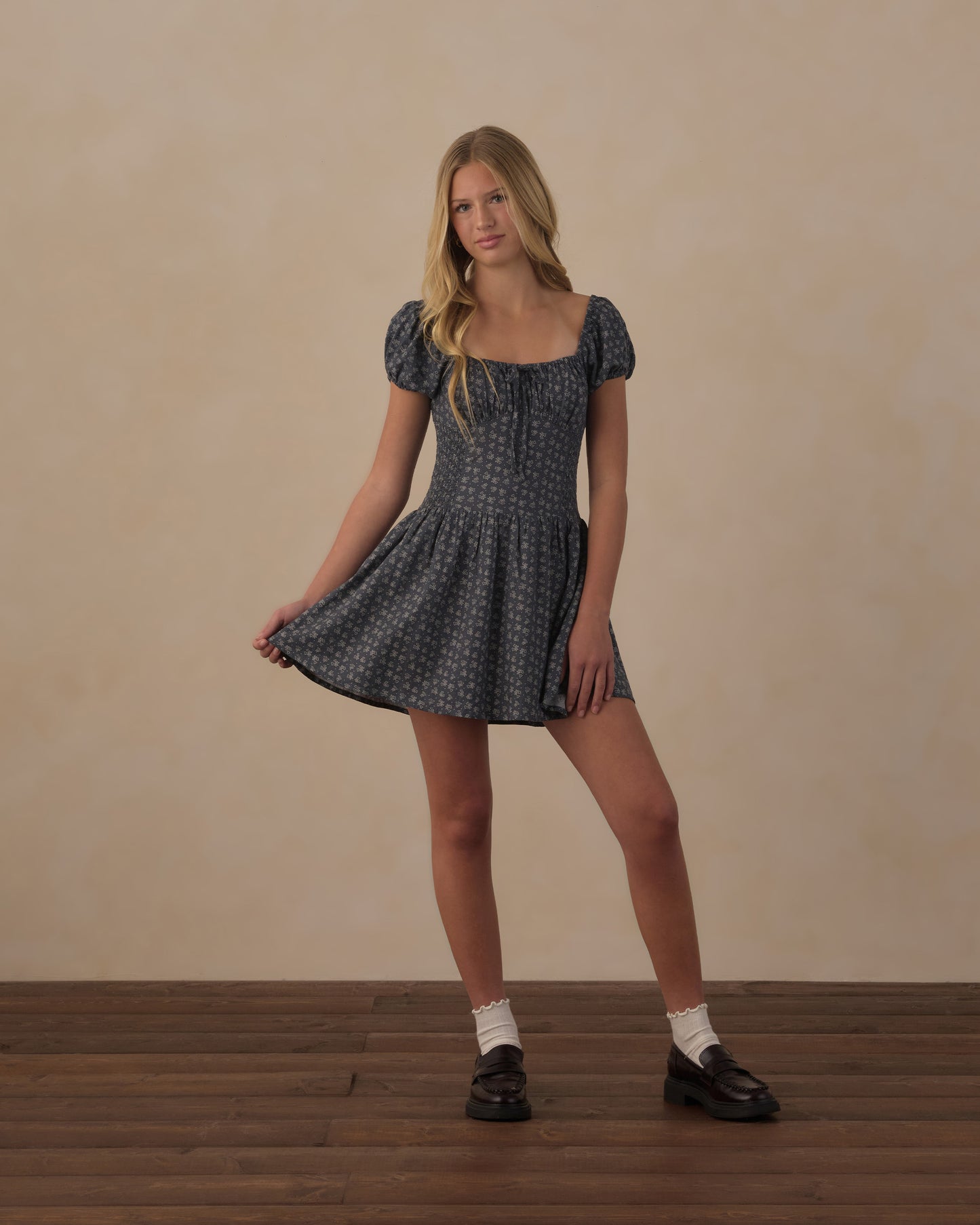 Teen Alex Dress Heart Ditsy - Rylee + Cru | Kids Clothes | Trendy Baby Clothes | Modern Infant Outfits |