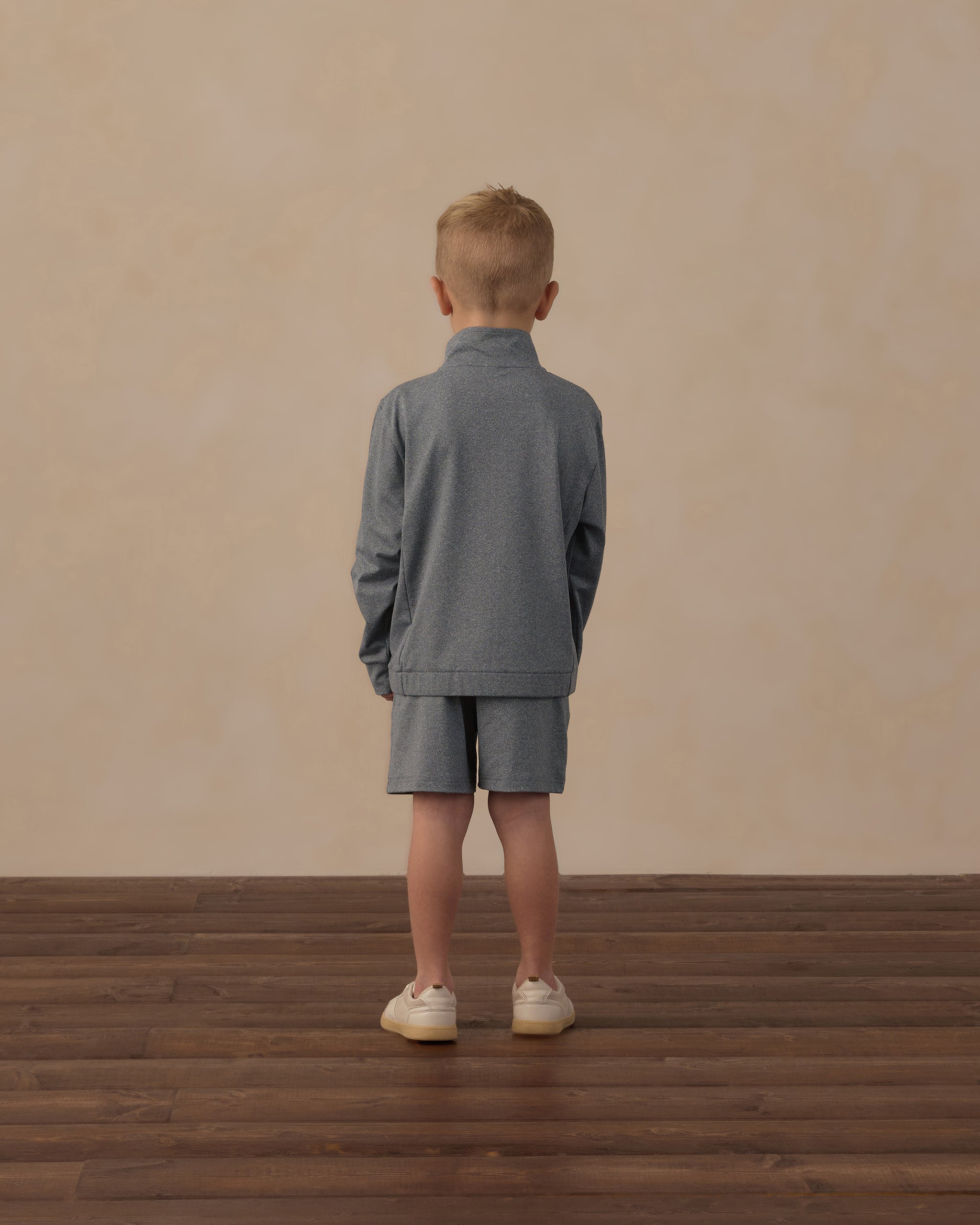 Technical Jacket Heathered Midnight - Rylee + Cru | Kids Clothes | Trendy Baby Clothes | Modern Infant Outfits |