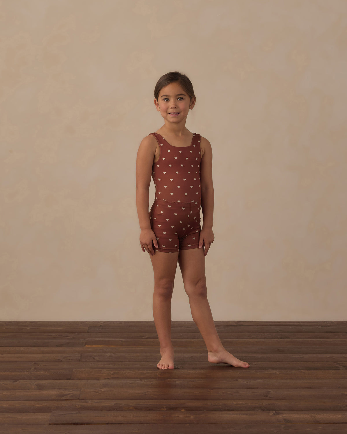 Malibu Bodysuit Brick Hearts - Rylee + Cru | Kids Clothes | Trendy Baby Clothes | Modern Infant Outfits |