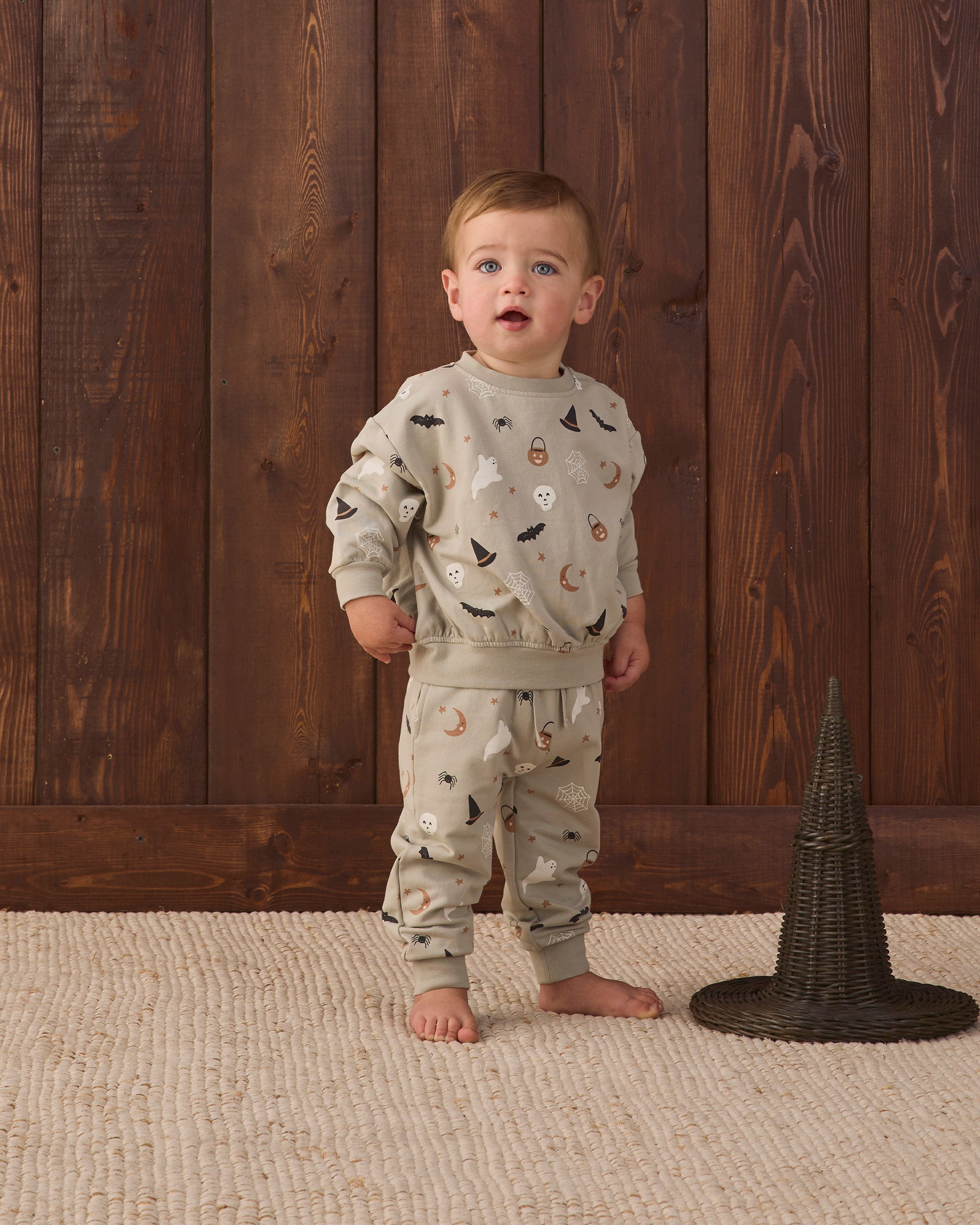 Relaxed Fleece Sweatshirt Halloween Things - Rylee + Cru | Kids Clothes | Trendy Baby Clothes | Modern Infant Outfits |