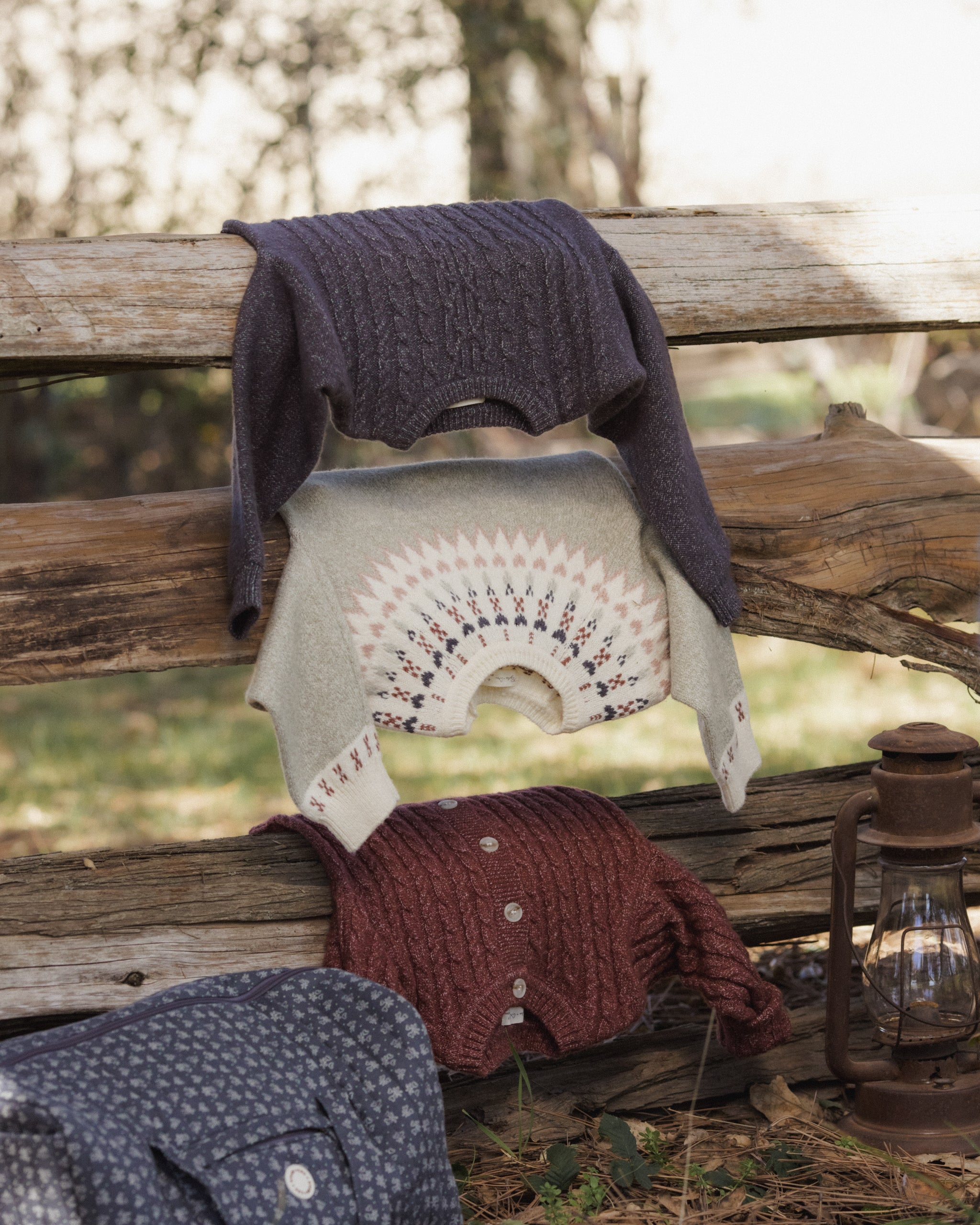 Fair Isle Sweater Sage - Rylee + Cru | Kids Clothes | Trendy Baby Clothes | Modern Infant Outfits |