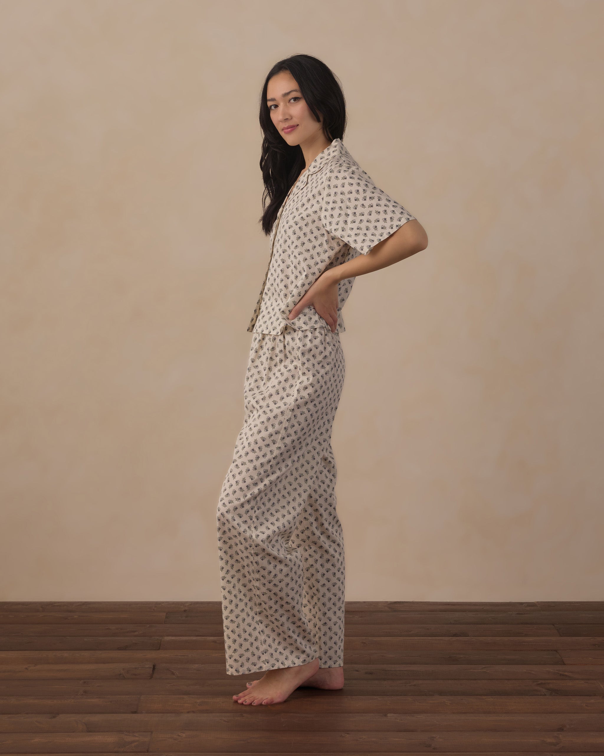 Women's Woven Pajama Set Vintage Fleur - Rylee + Cru | Kids Clothes | Trendy Baby Clothes | Modern Infant Outfits |