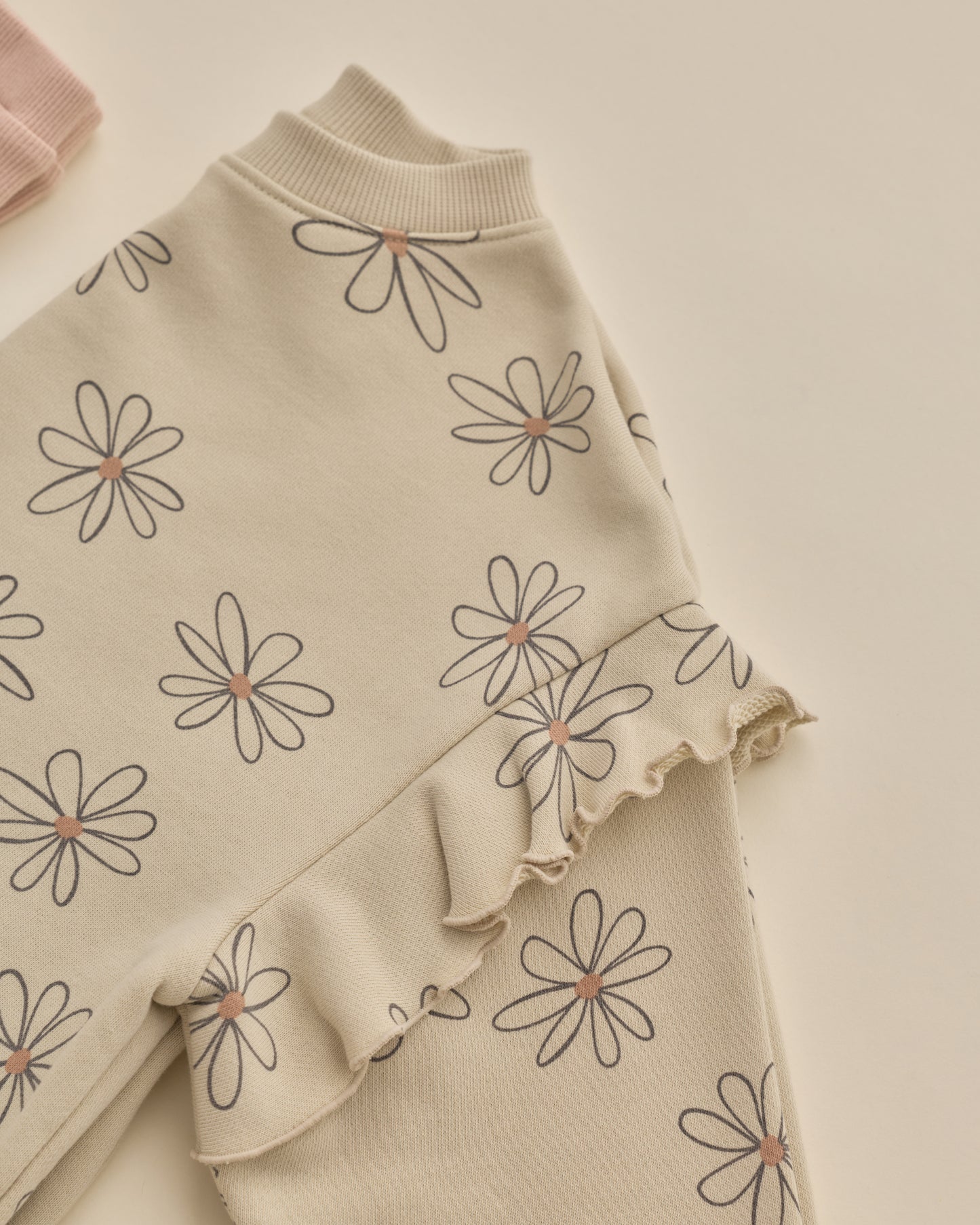 Ruffle Sweatshirt Big Daisy - Rylee + Cru | Kids Clothes | Trendy Baby Clothes | Modern Infant Outfits |