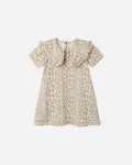 Collared Denim Mini Dress Leopard - Rylee + Cru | Kids Clothes | Trendy Baby Clothes | Modern Infant Outfits |