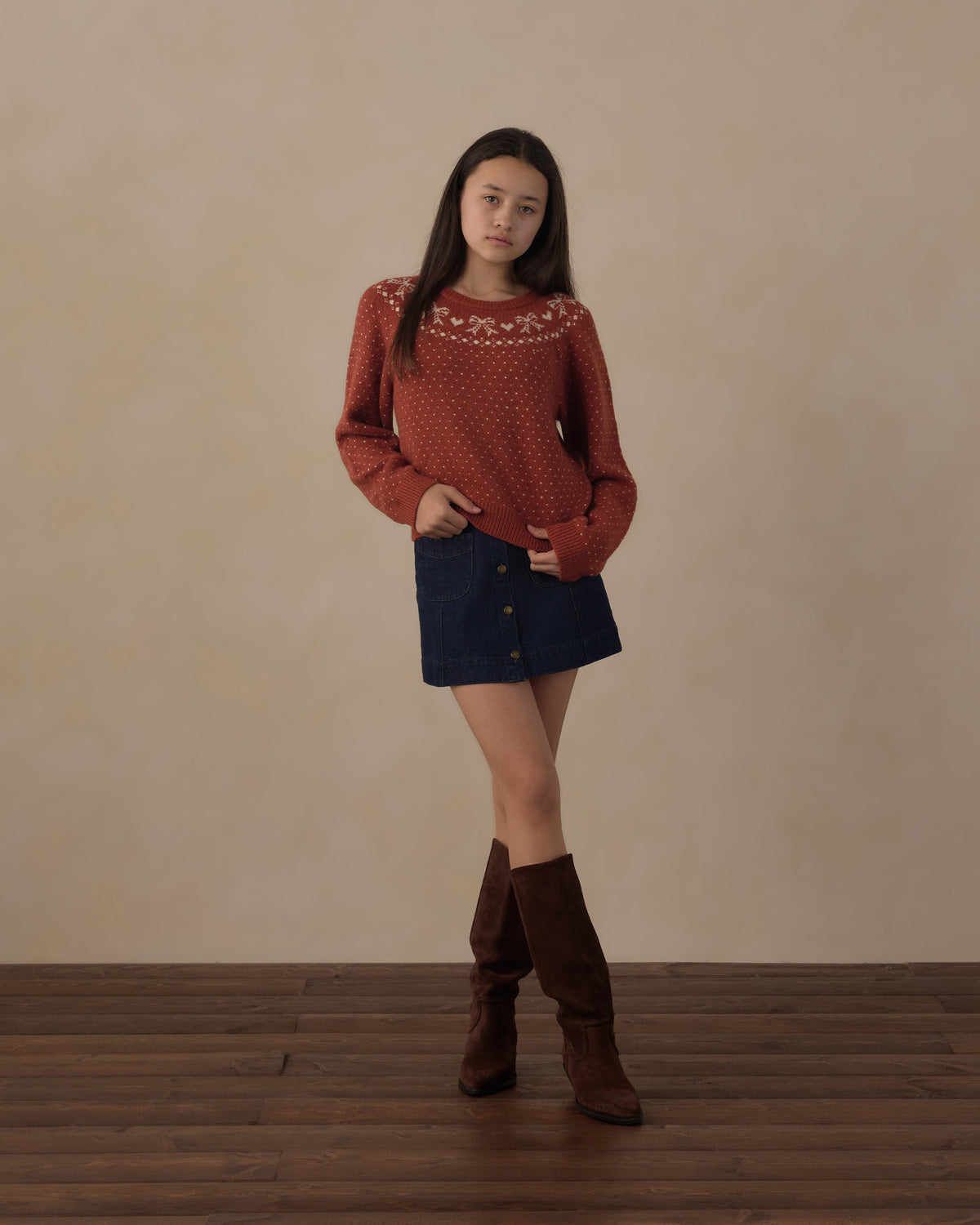 Teen Fair Isle Sweater Ruby - Rylee + Cru | Kids Clothes | Trendy Baby Clothes | Modern Infant Outfits |