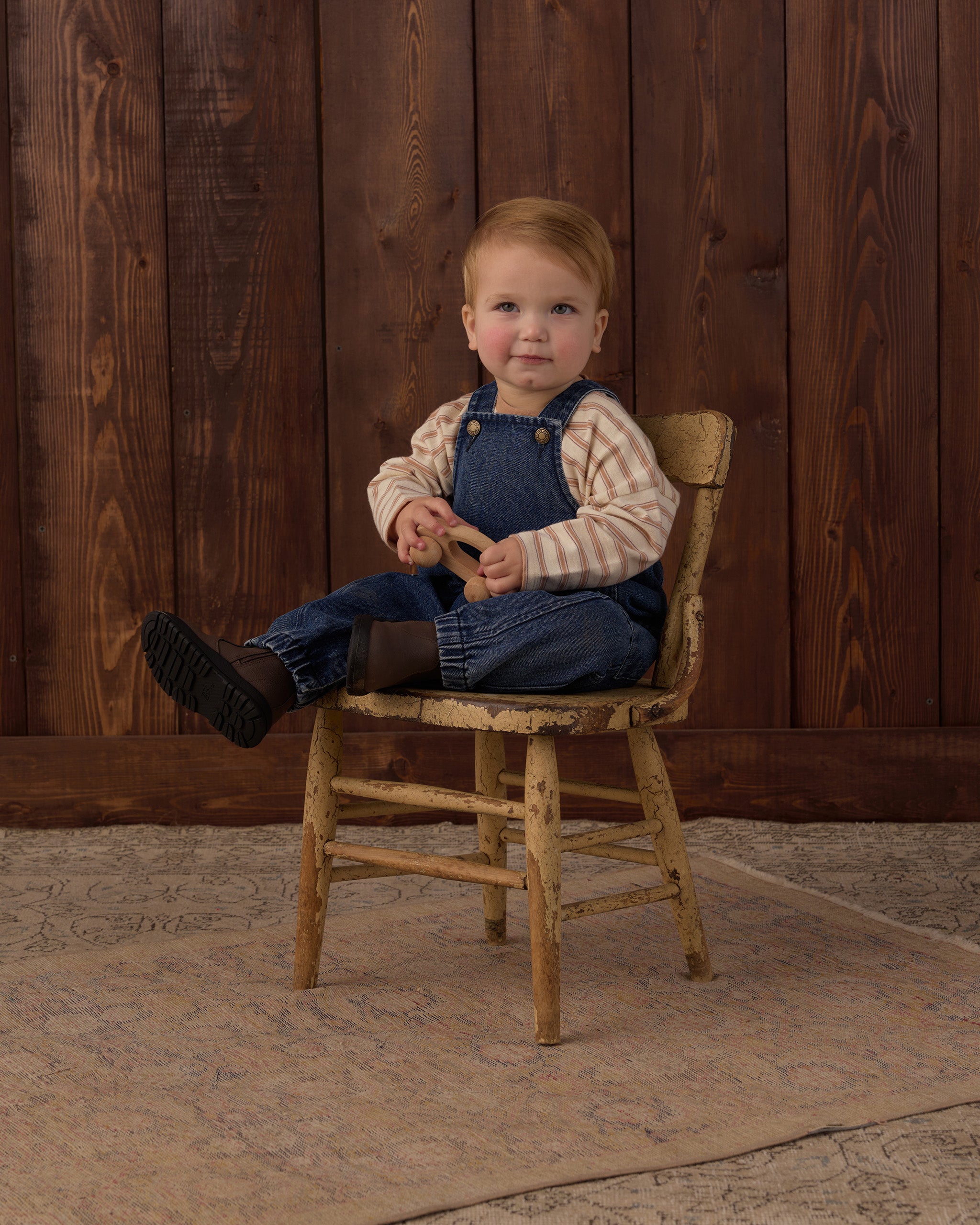 Cargo Baby Overall Indigo - Rylee + Cru | Kids Clothes | Trendy Baby Clothes | Modern Infant Outfits |