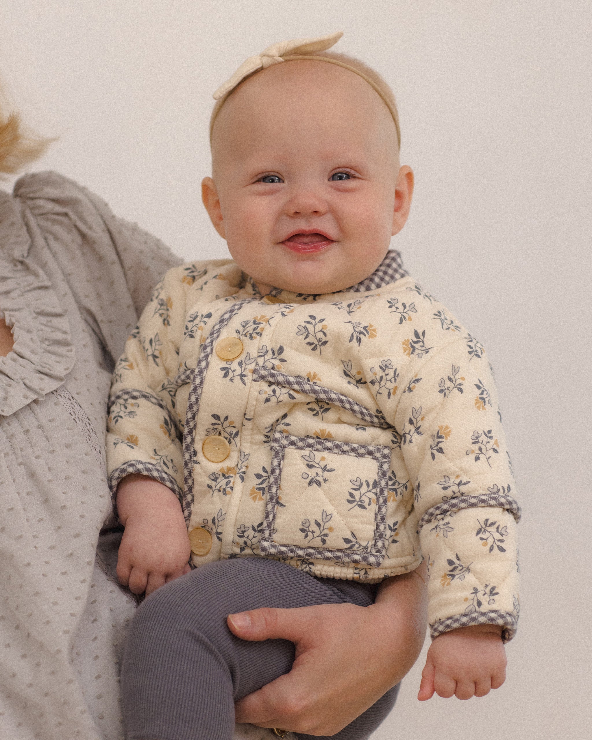 Roxie Jacket French Floral – Quincy Mae
