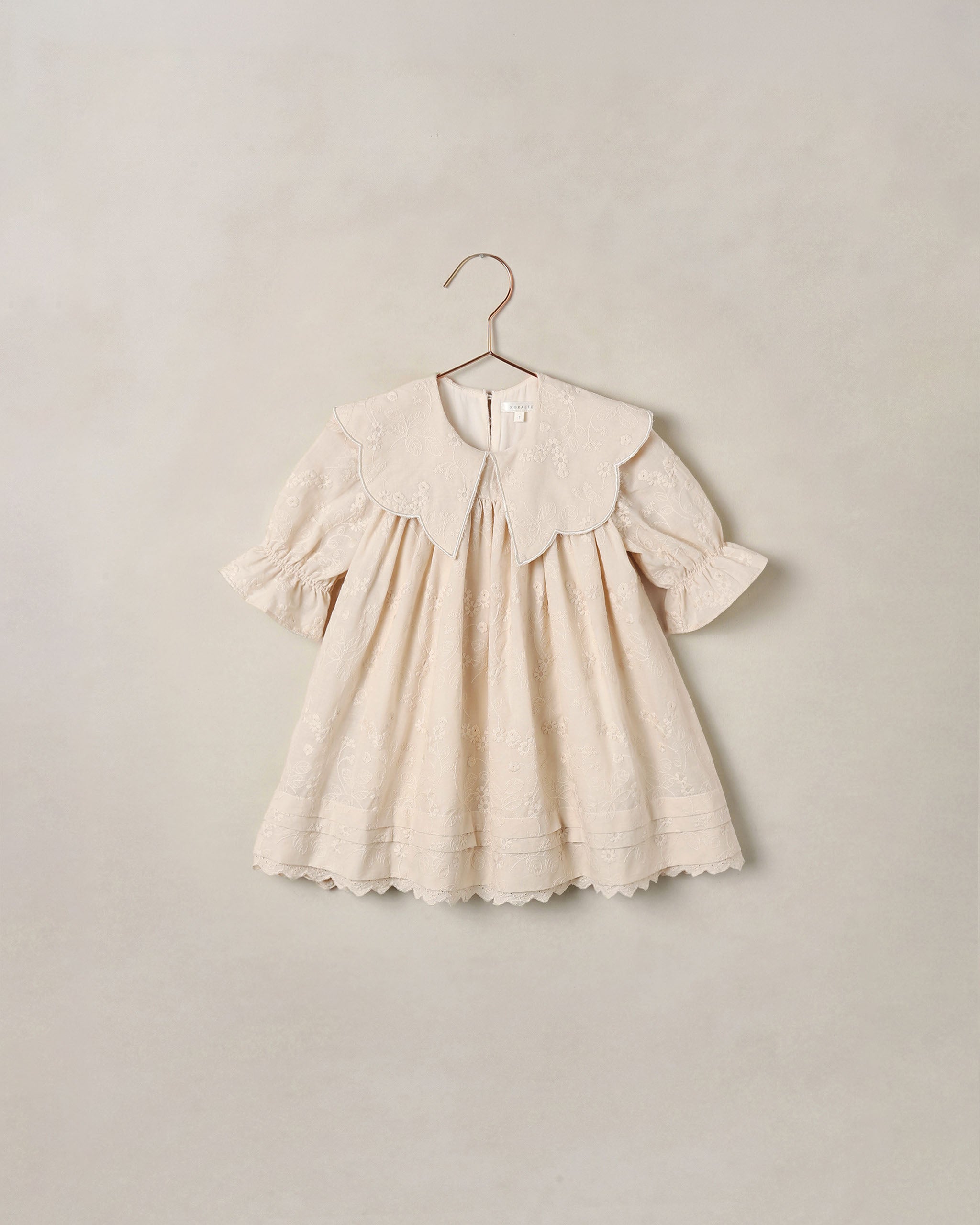 Mabel Dress Natural - Rylee + Cru | Kids Clothes | Trendy Baby Clothes | Modern Infant Outfits |