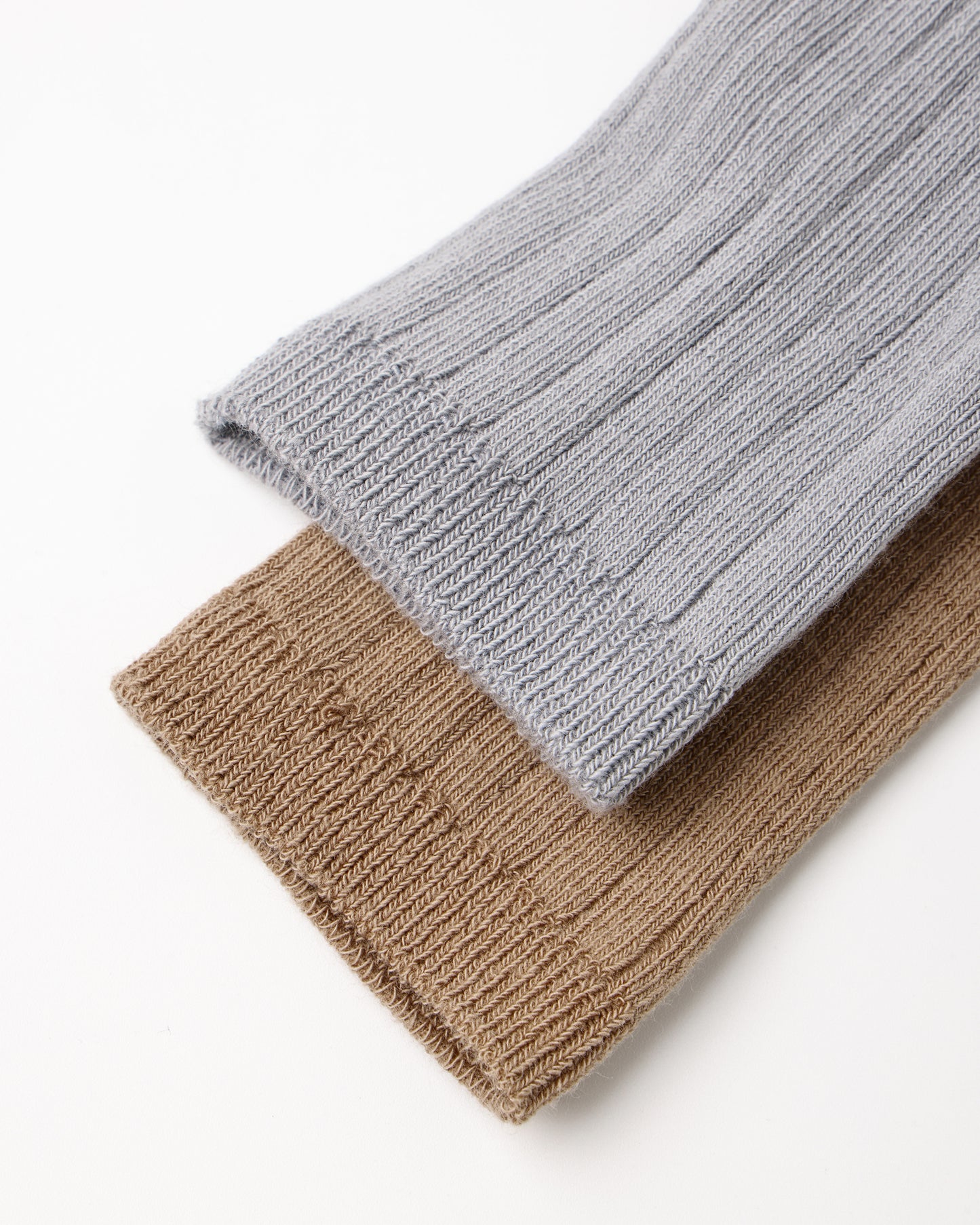 Ribbed Socks, 2-Pack Clay, Dusty Blue - Rylee + Cru | Kids Clothes | Trendy Baby Clothes | Modern Infant Outfits |