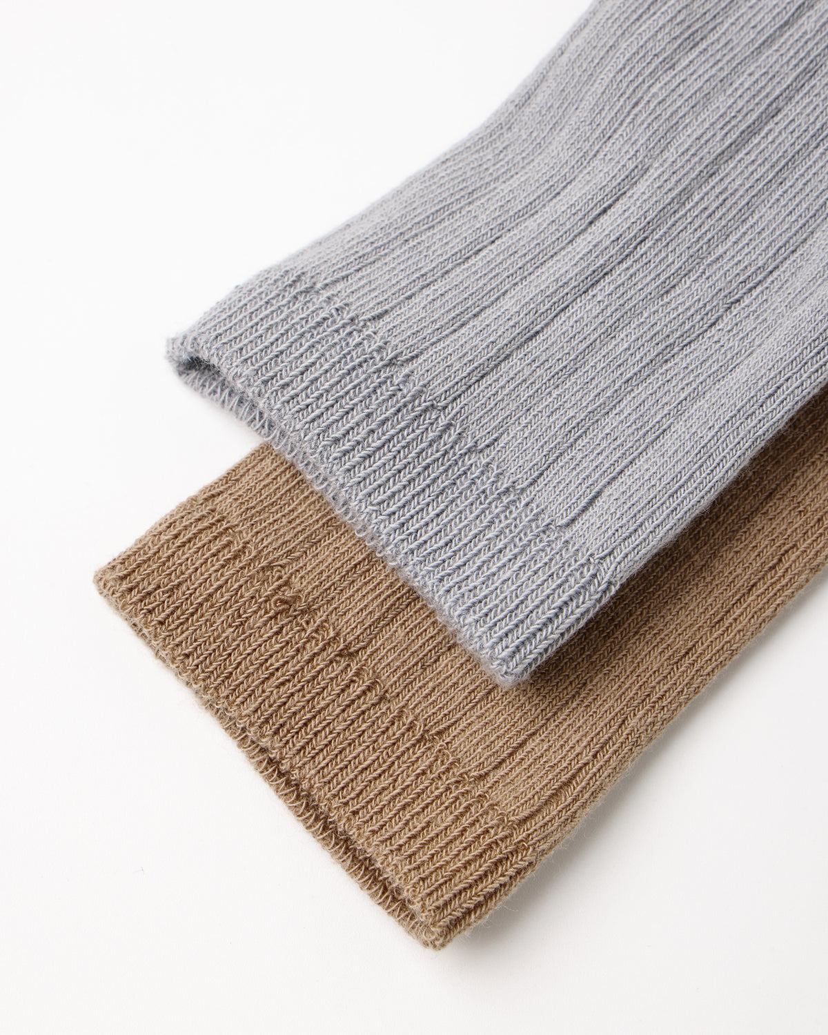 Ribbed Socks, 2-Pack Clay, Dusty Blue - Rylee + Cru | Kids Clothes | Trendy Baby Clothes | Modern Infant Outfits |