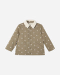 Long Chore Coat Embroidered Daisies - Rylee + Cru | Kids Clothes | Trendy Baby Clothes | Modern Infant Outfits |