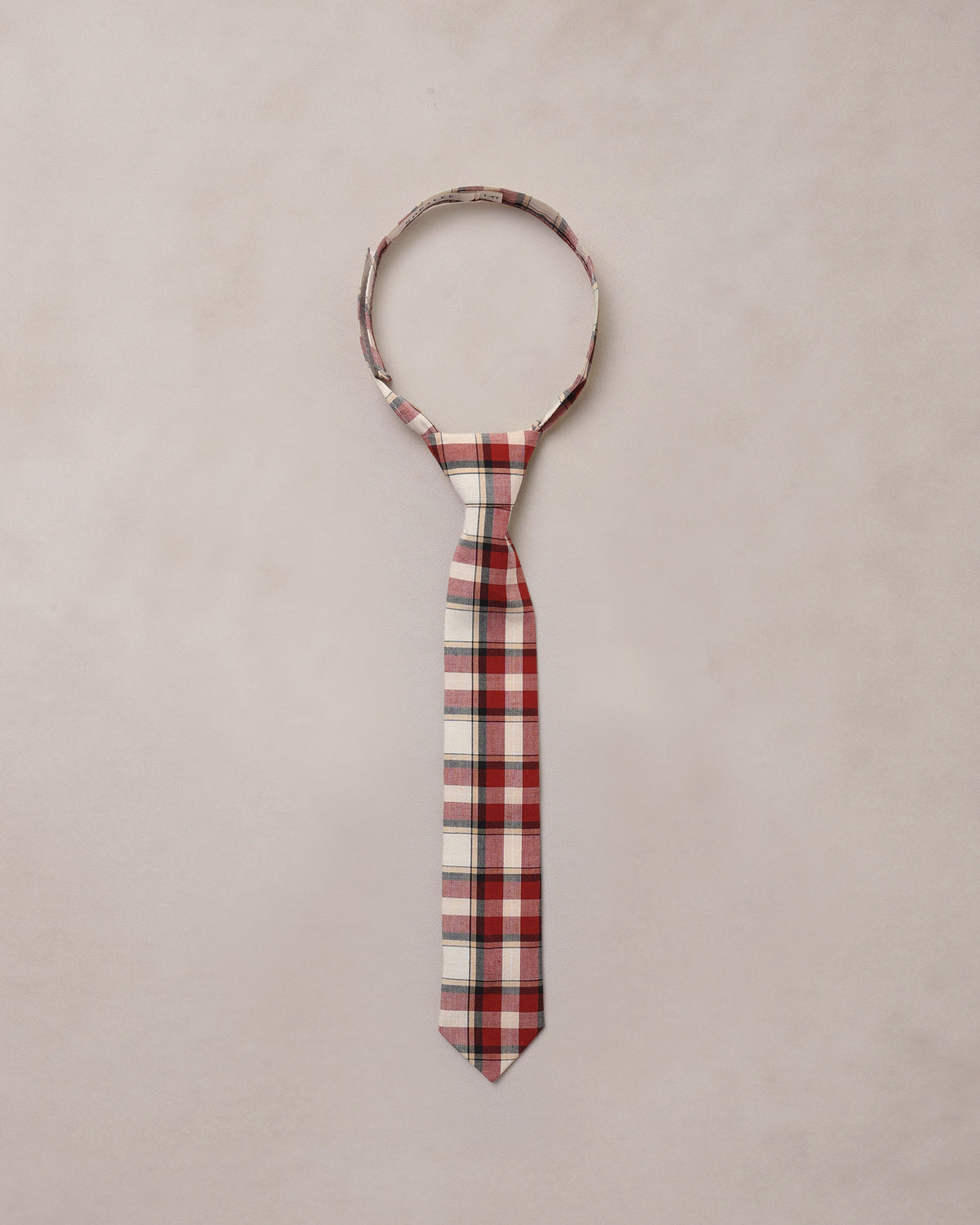Tartan des fêtes à cravate fine