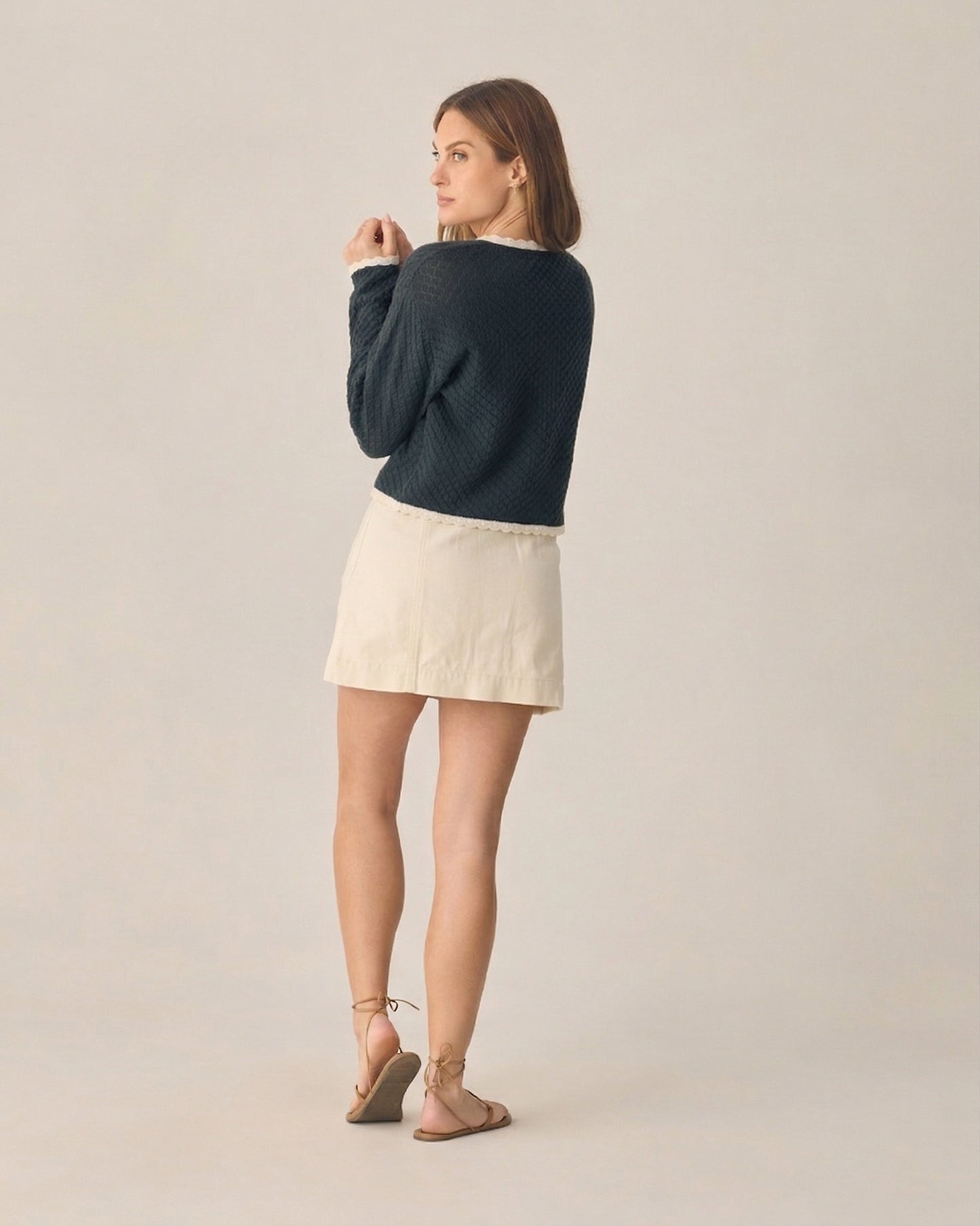 Women's Ella Cardigan Navy - Rylee + Cru | Kids Clothes | Trendy Baby Clothes | Modern Infant Outfits |
