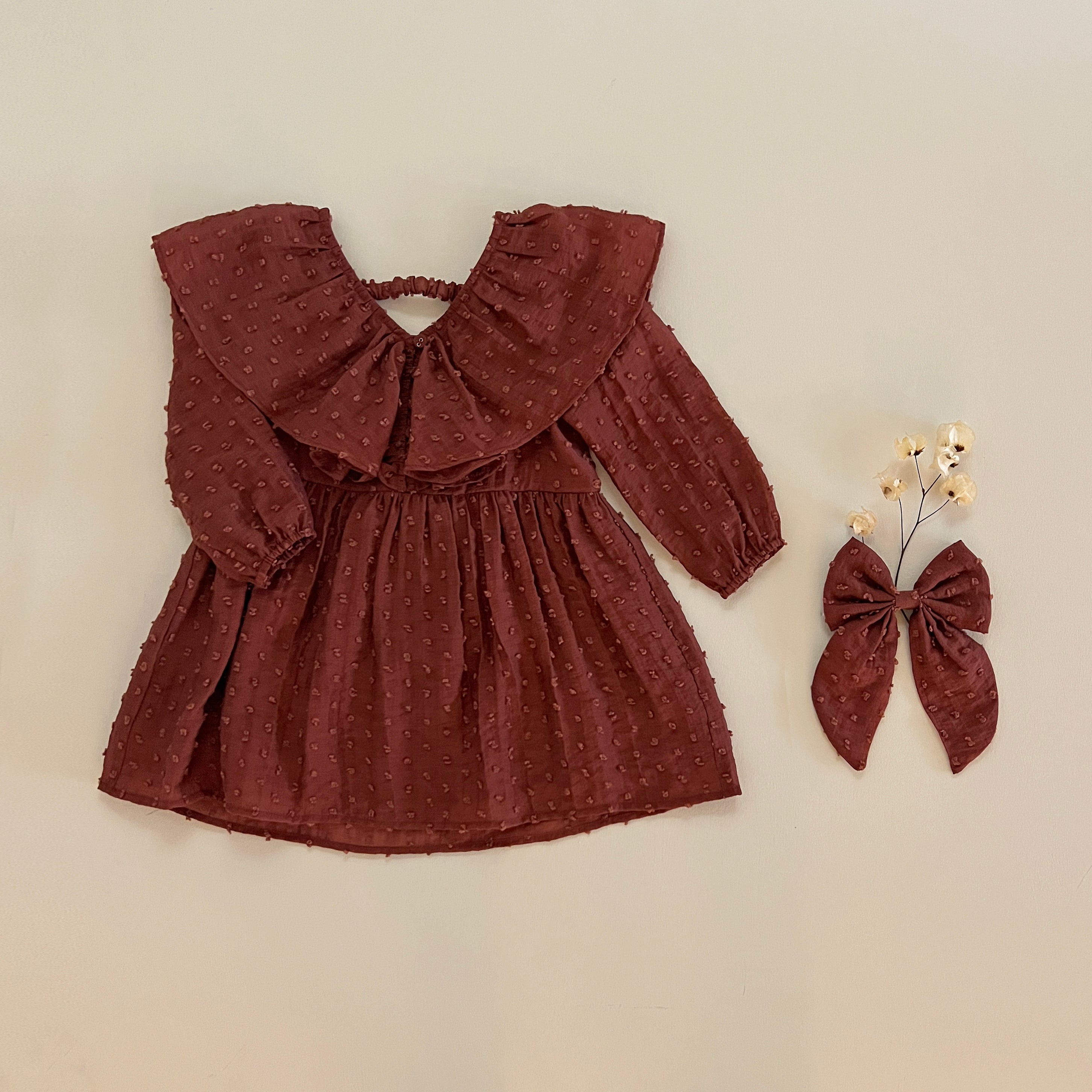 Oversized Bow || Berry - Rylee + Cru | Kids Clothes | Trendy Baby Clothes | Modern Infant Outfits |
