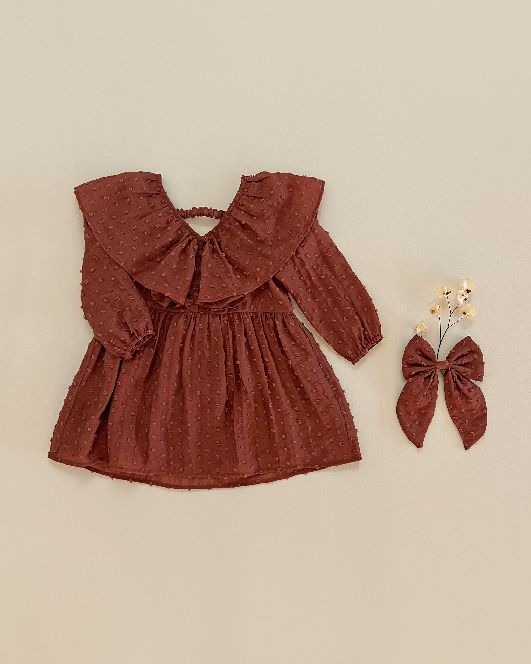 Claudette Dress || Berry - Rylee + Cru | Kids Clothes | Trendy Baby Clothes | Modern Infant Outfits |