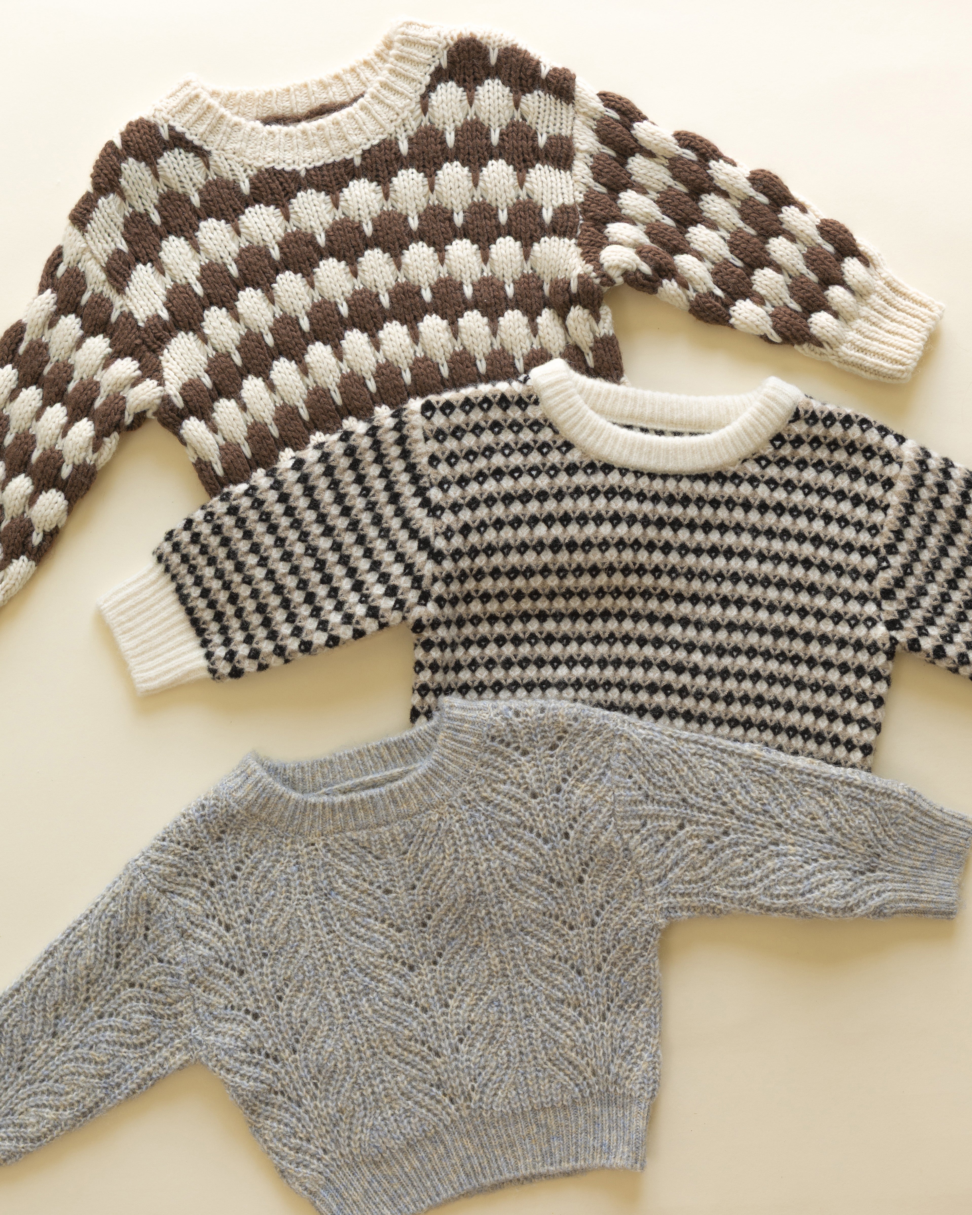Shiloh Sweater || Brown Stripe - Rylee + Cru | Kids Clothes | Trendy Baby Clothes | Modern Infant Outfits |