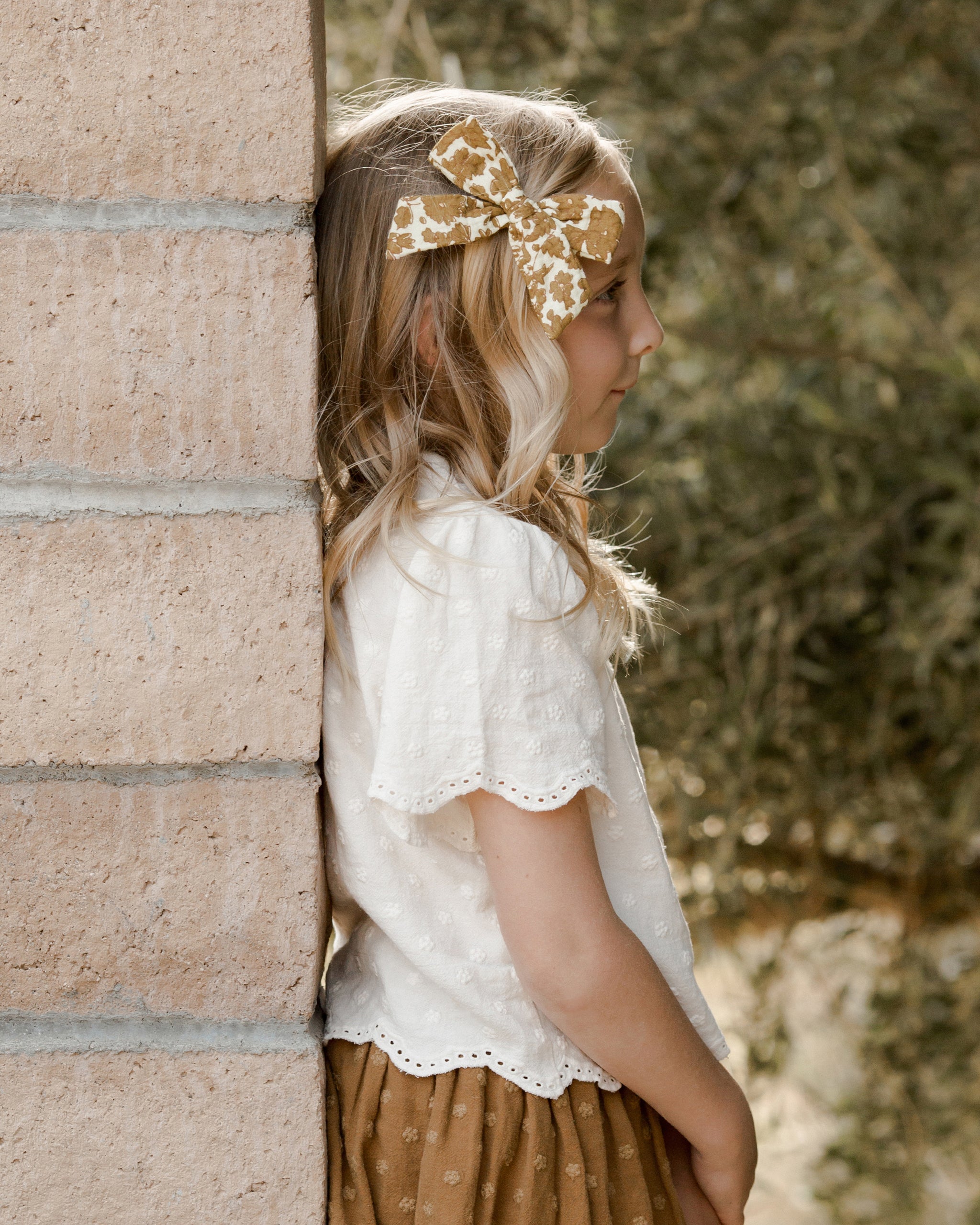 Cleo Top || Ivory - Rylee + Cru | Kids Clothes | Trendy Baby Clothes | Modern Infant Outfits |