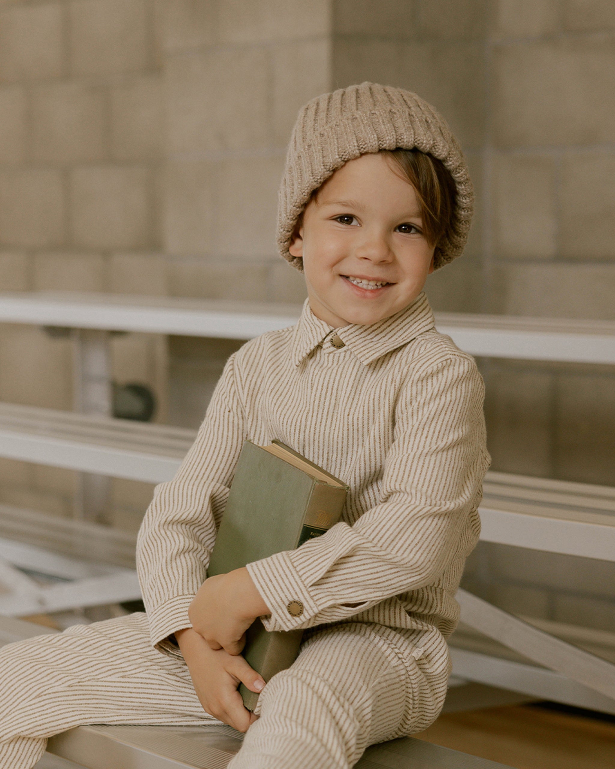 Beanie || Oat - Rylee + Cru | Kids Clothes | Trendy Baby Clothes | Modern Infant Outfits |