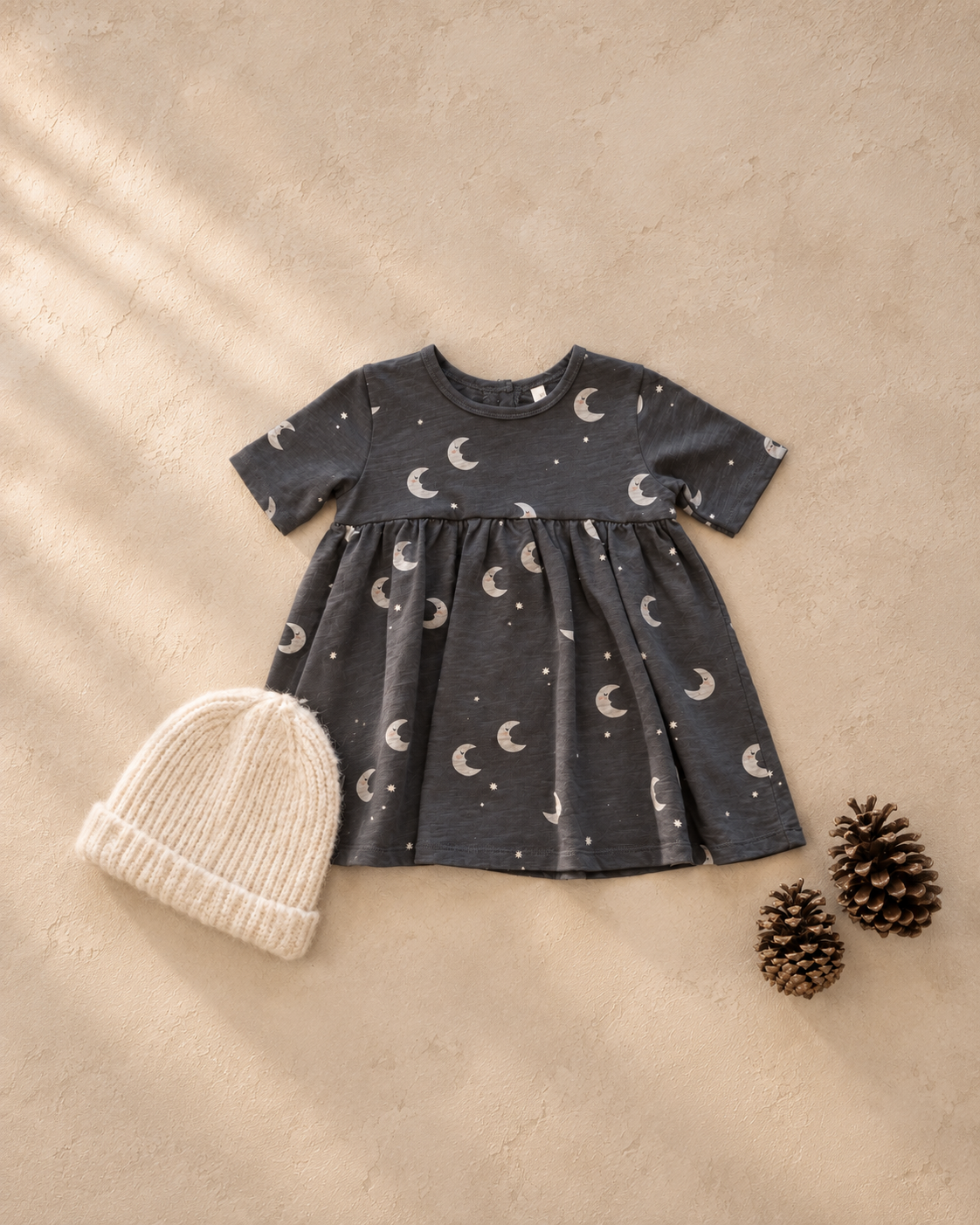 Finn Dress Moons - Rylee + Cru | Kids Clothes | Trendy Baby Clothes | Modern Infant Outfits |