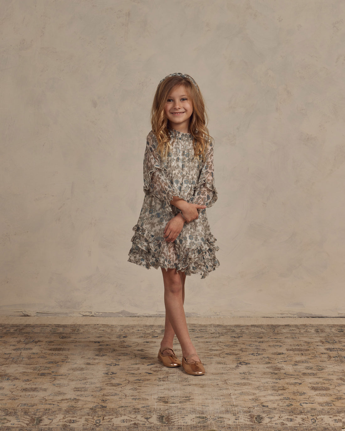 Mirabelle Dress Cornflower Blue Noralee