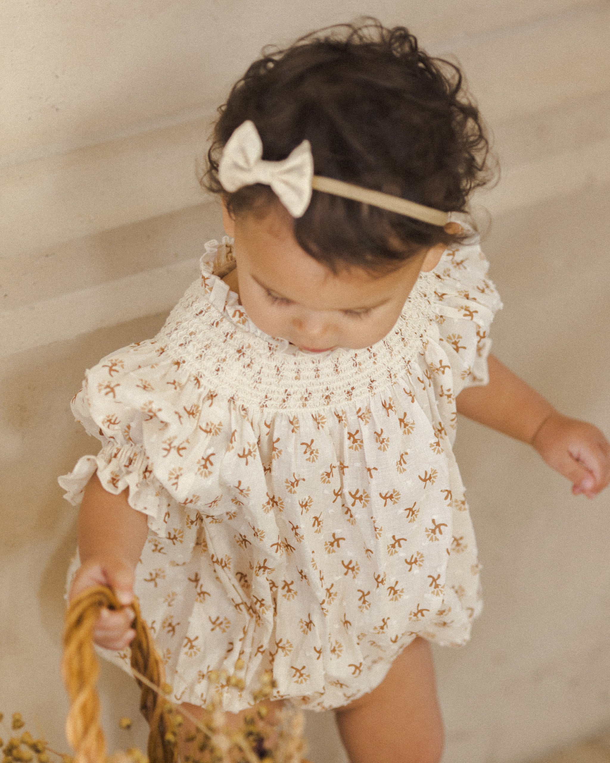 Little Bow Headband || Natural