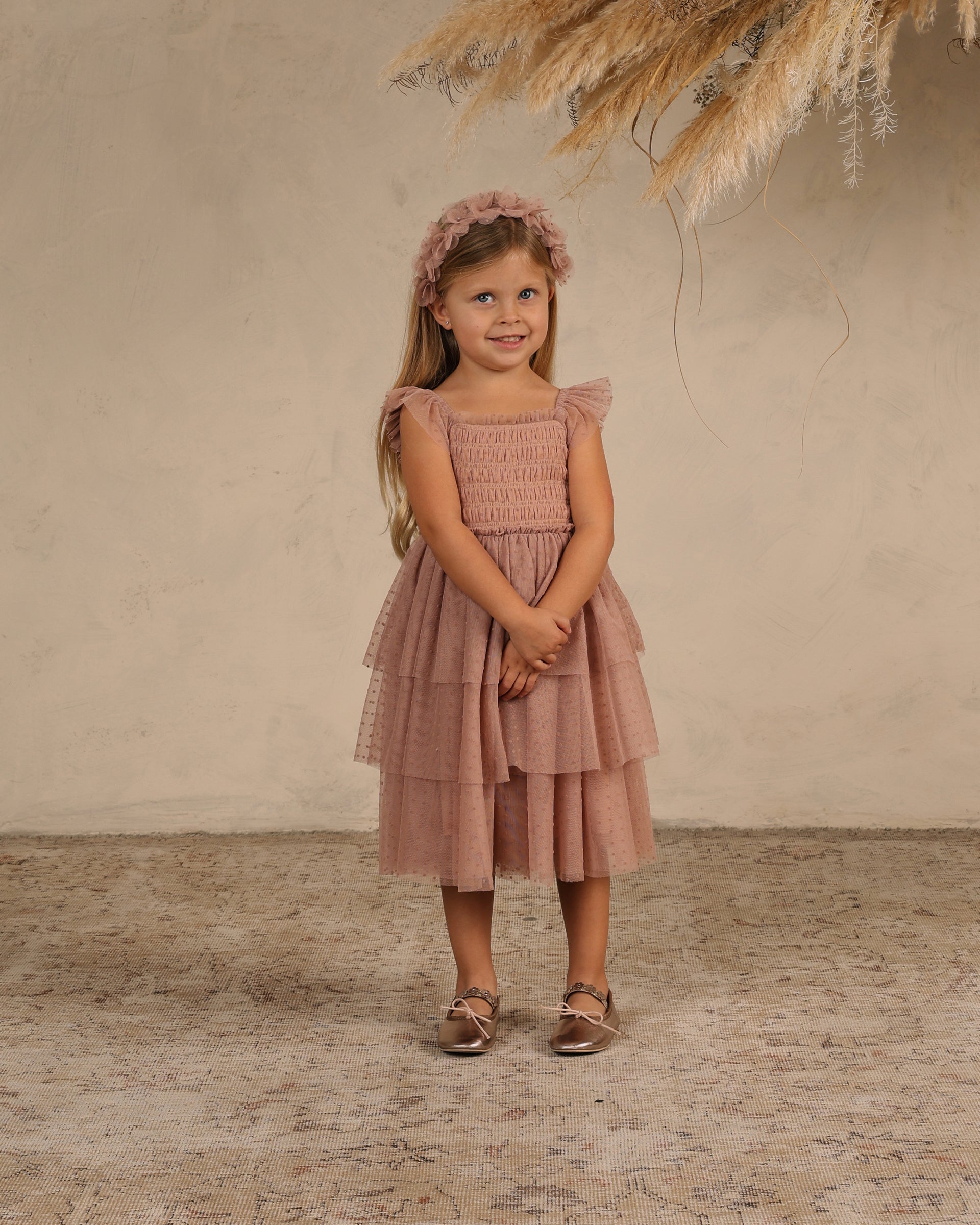 Noralee Luna Dress - Mist English Rose